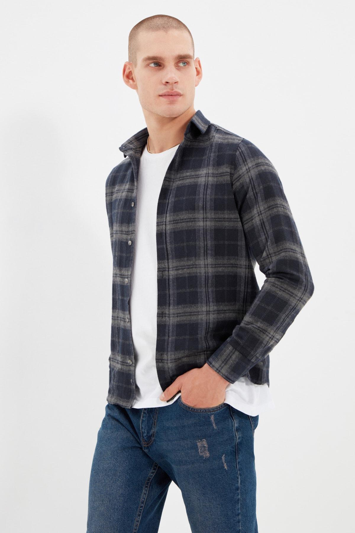 Black Slim Shirt, , large image number 1