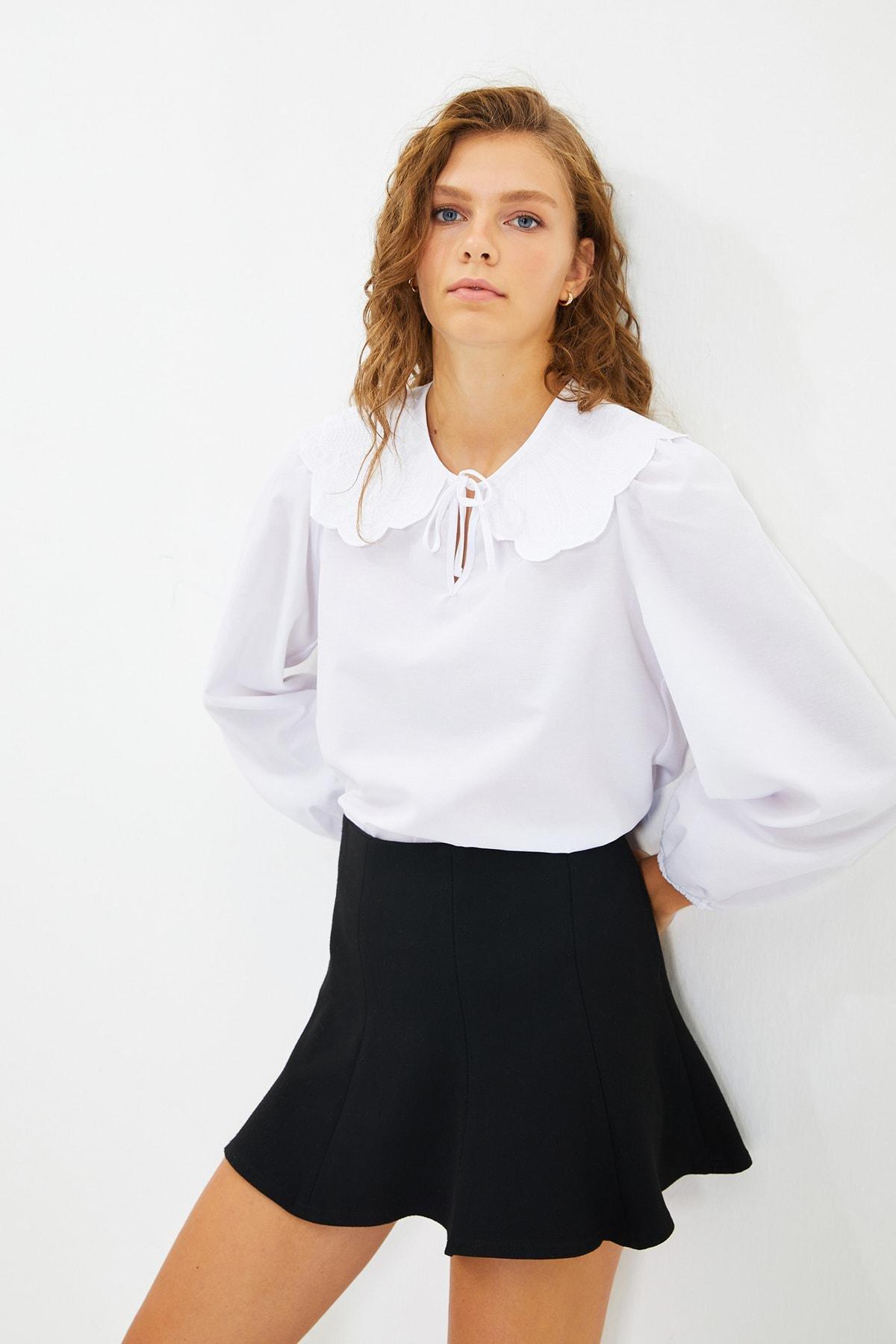 Peter pan collar blouse h&m sale