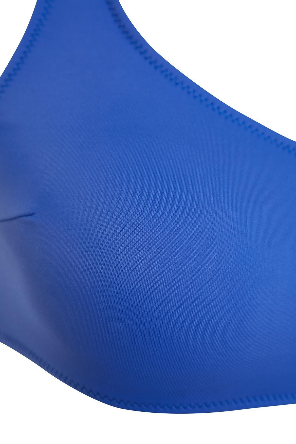 Blue High Leg Bikini Set, , large image number 1
