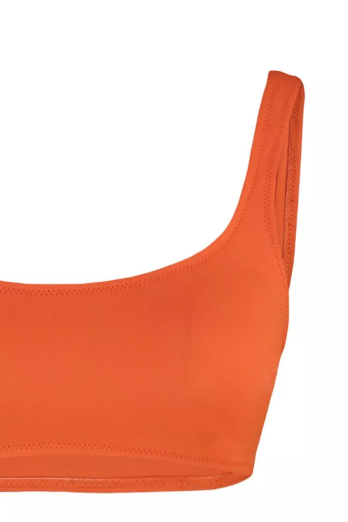 Red Textured Bikini Set, Red, large image number 7
