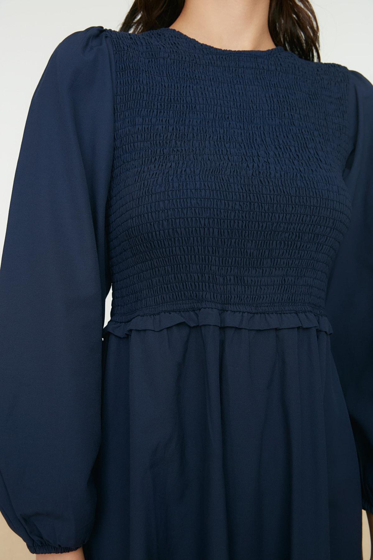 Navy Skater Maxi Dress, , large image number 3