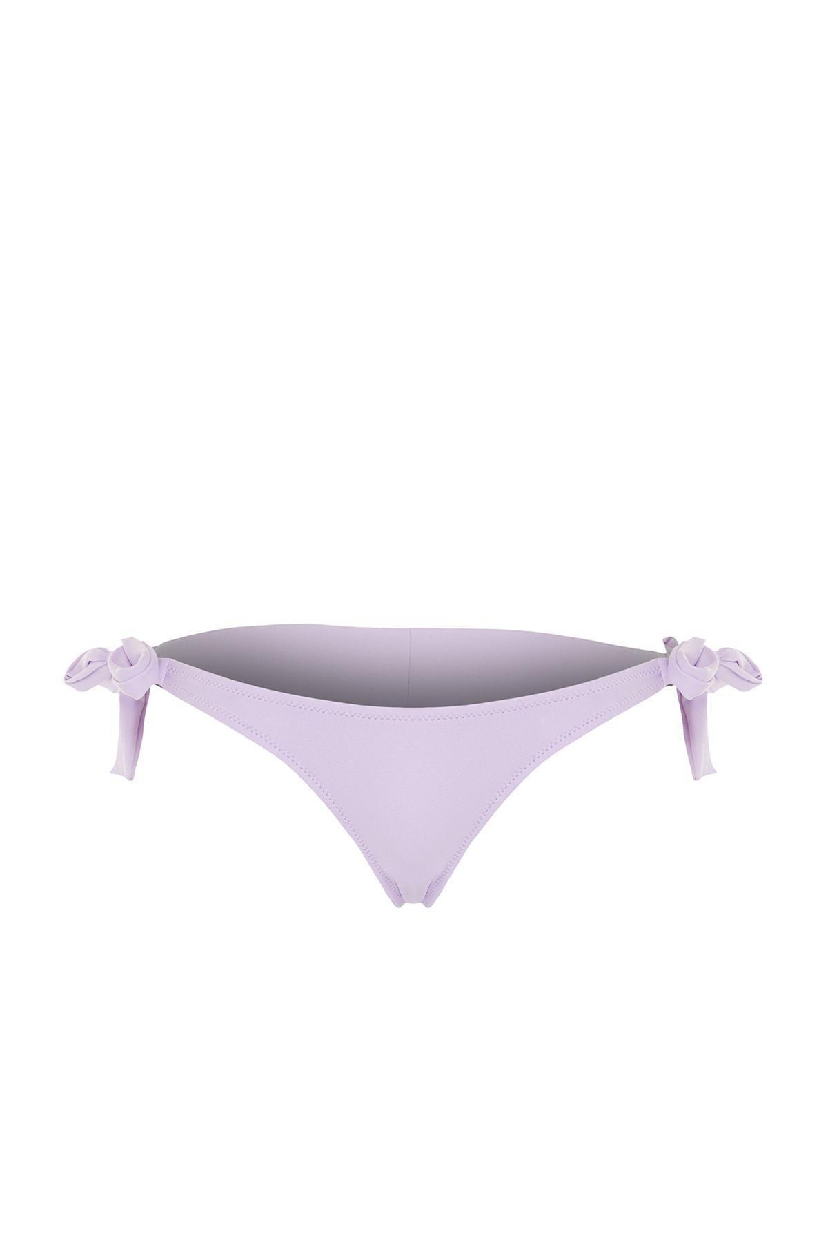 Purple Plain Bikini Bottom, , large image number 0
