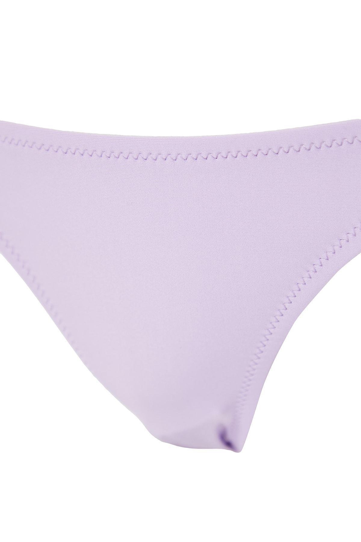 Purple Plain Bikini Bottom, , large image number 2