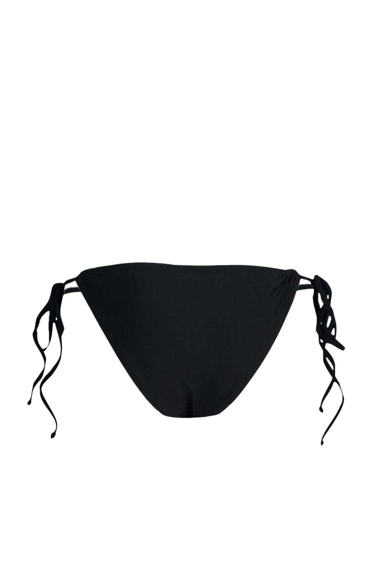 Trendyol - Black Plain Bikini Bottom