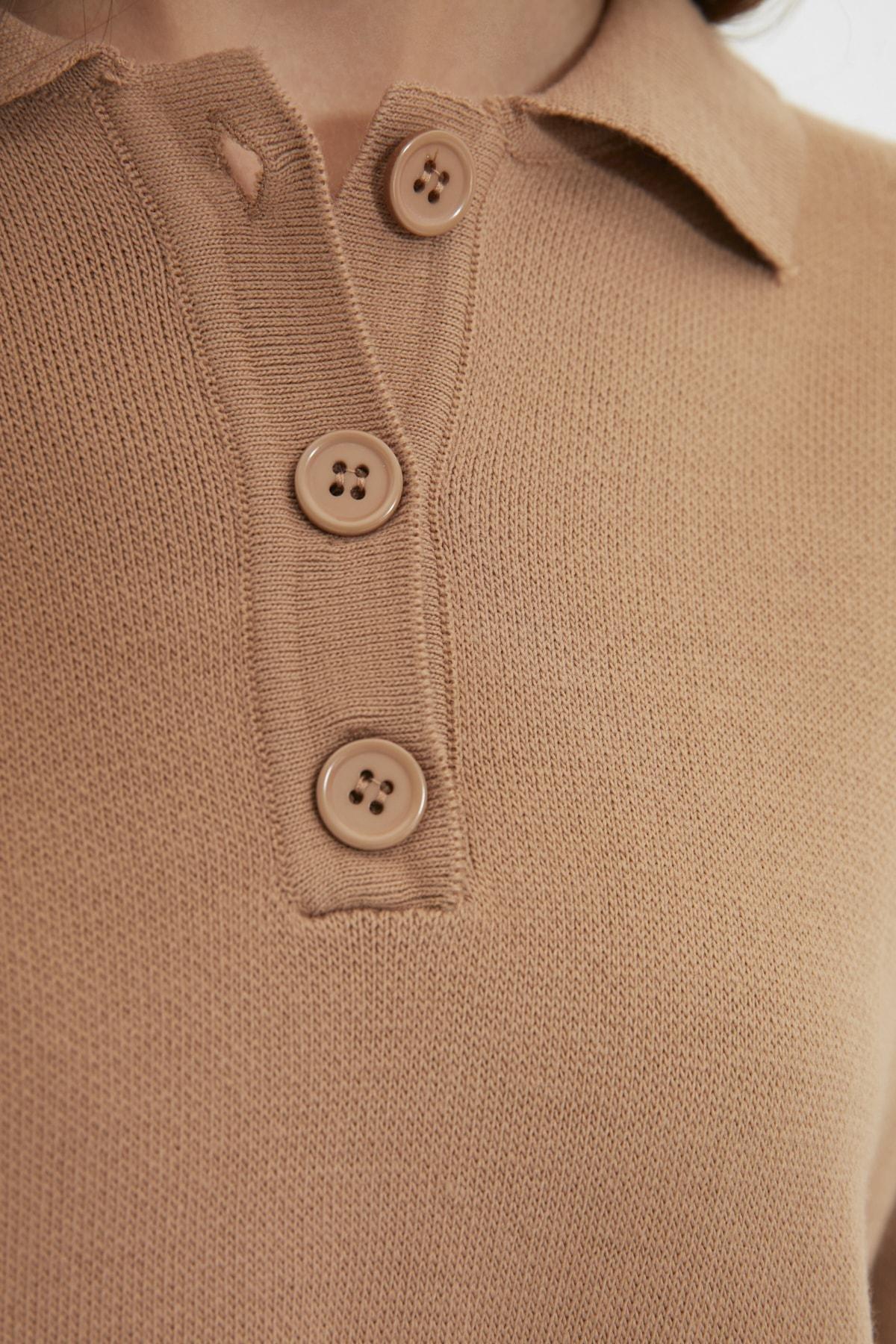 Brown Polo Neck Co-Ord Set, , large image number 3