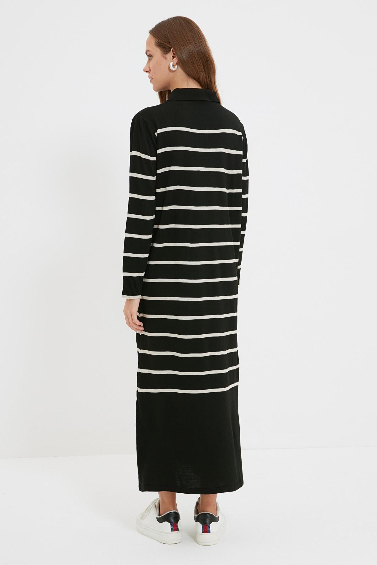 Multicolour Polo Neck Dress, , large image number 4