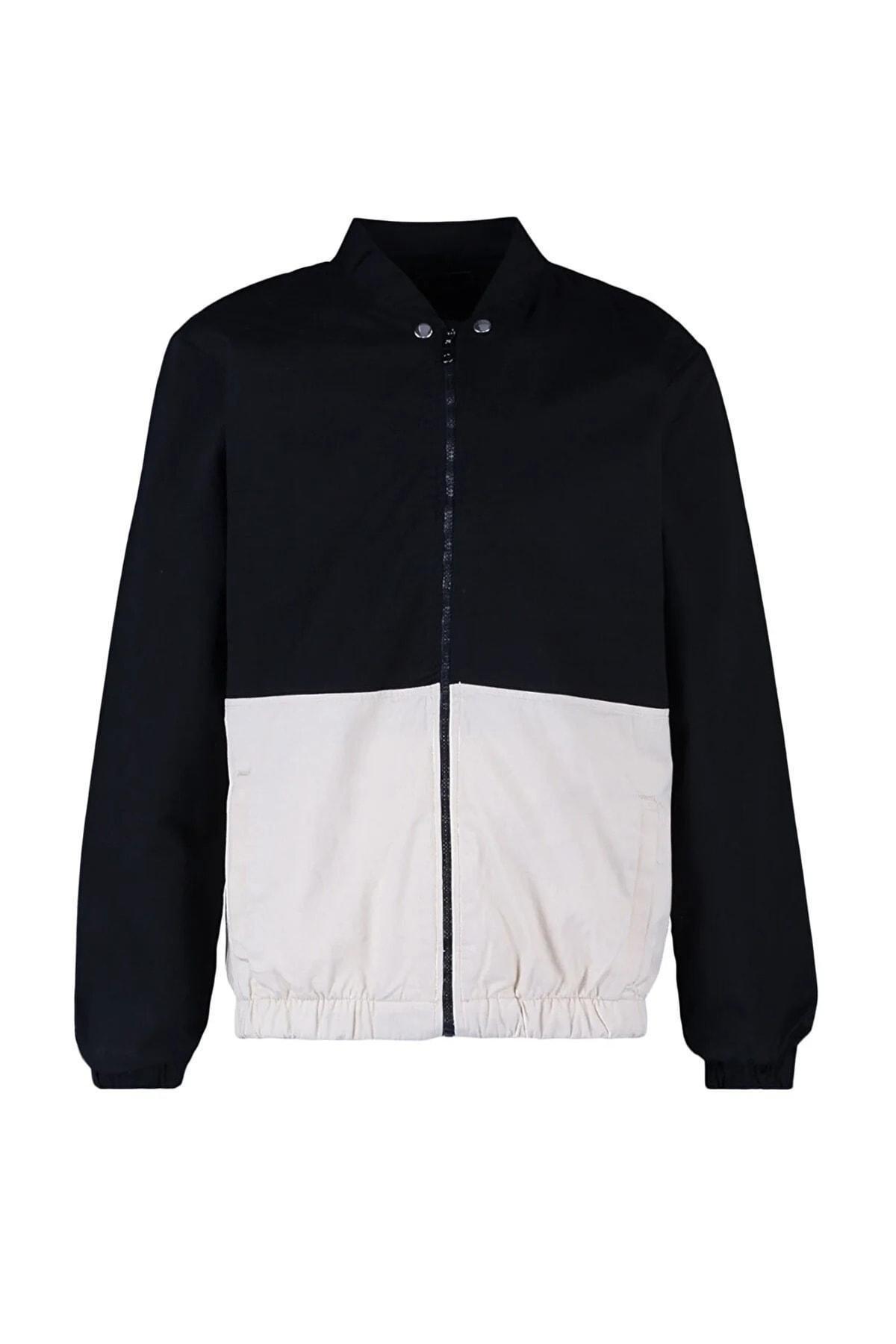 Black Bomber Jacket, Black, large image number 7