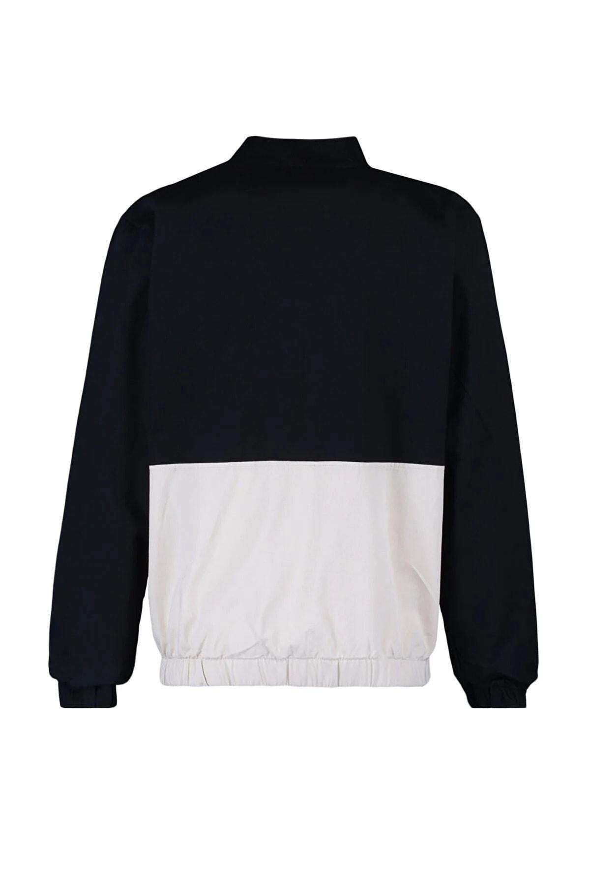 Black Bomber Jacket, Black, large image number 8