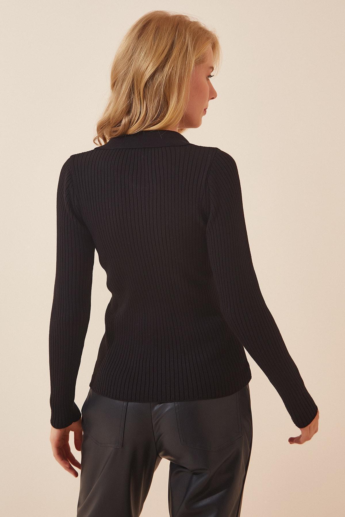 Happiness Istanbul - Black Polo Neck Sweater