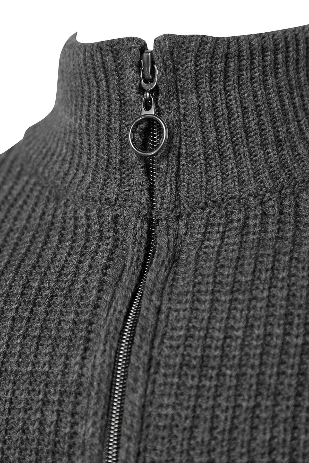 Grey Regular Sweater, , large image number 5