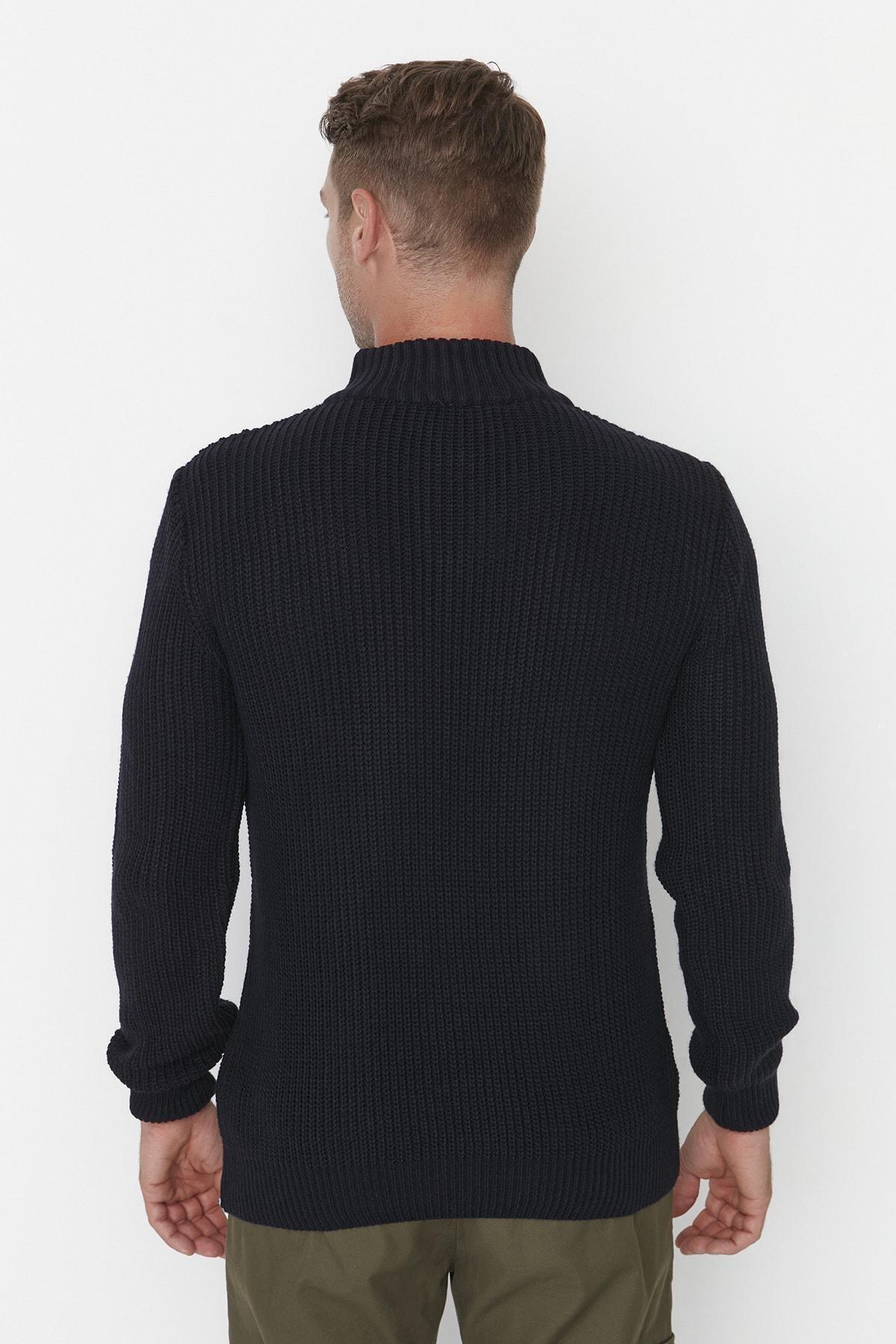 Black High Neck Sweater, , large image number 4