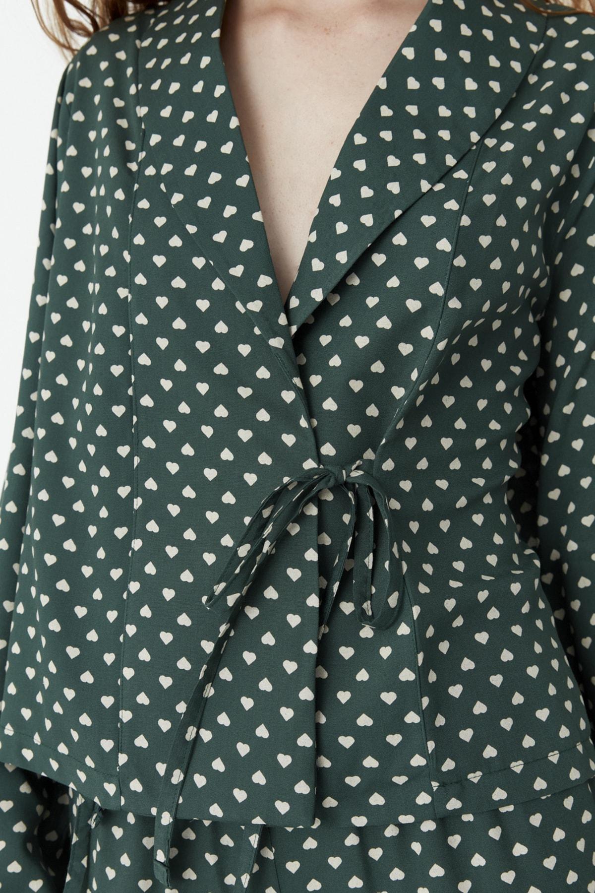 Green Polka Dot Pajama Set, , large image number 2