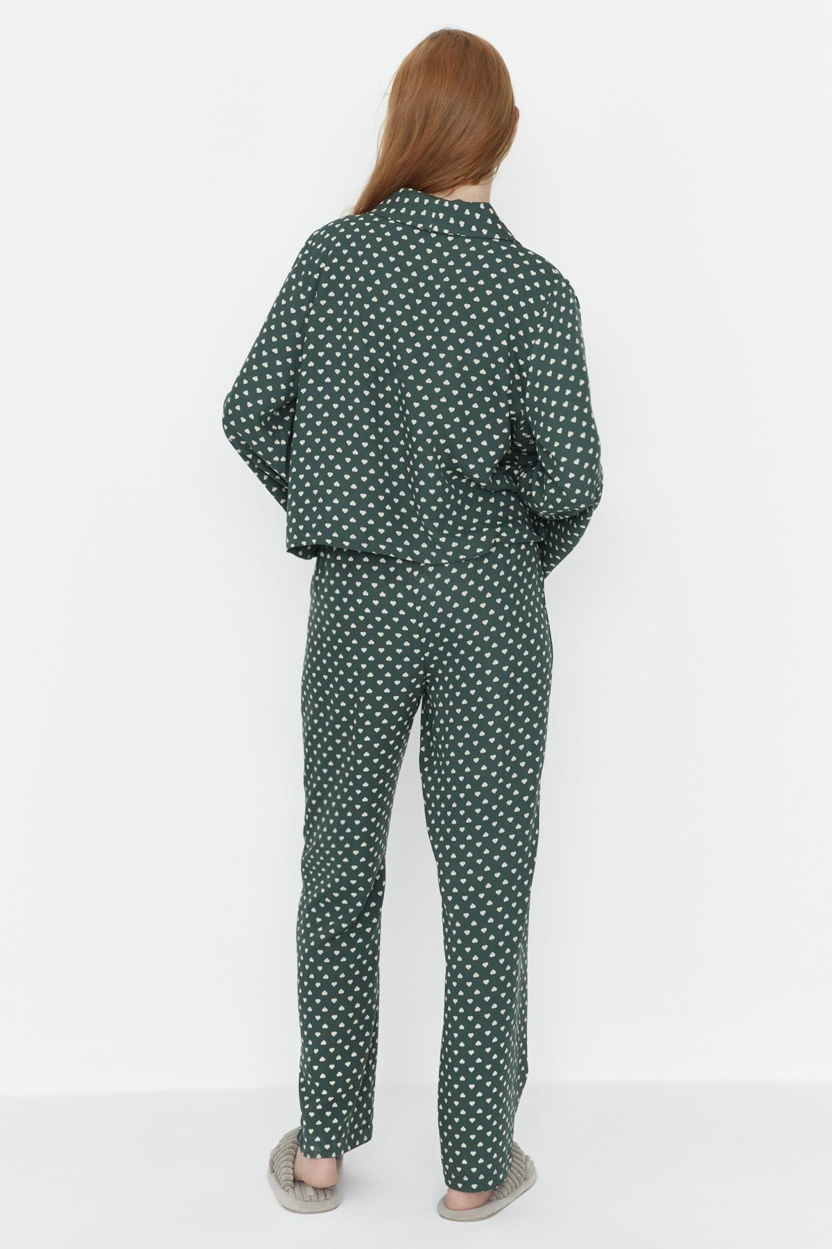 Green Polka Dot Pajama Set, , large image number 3
