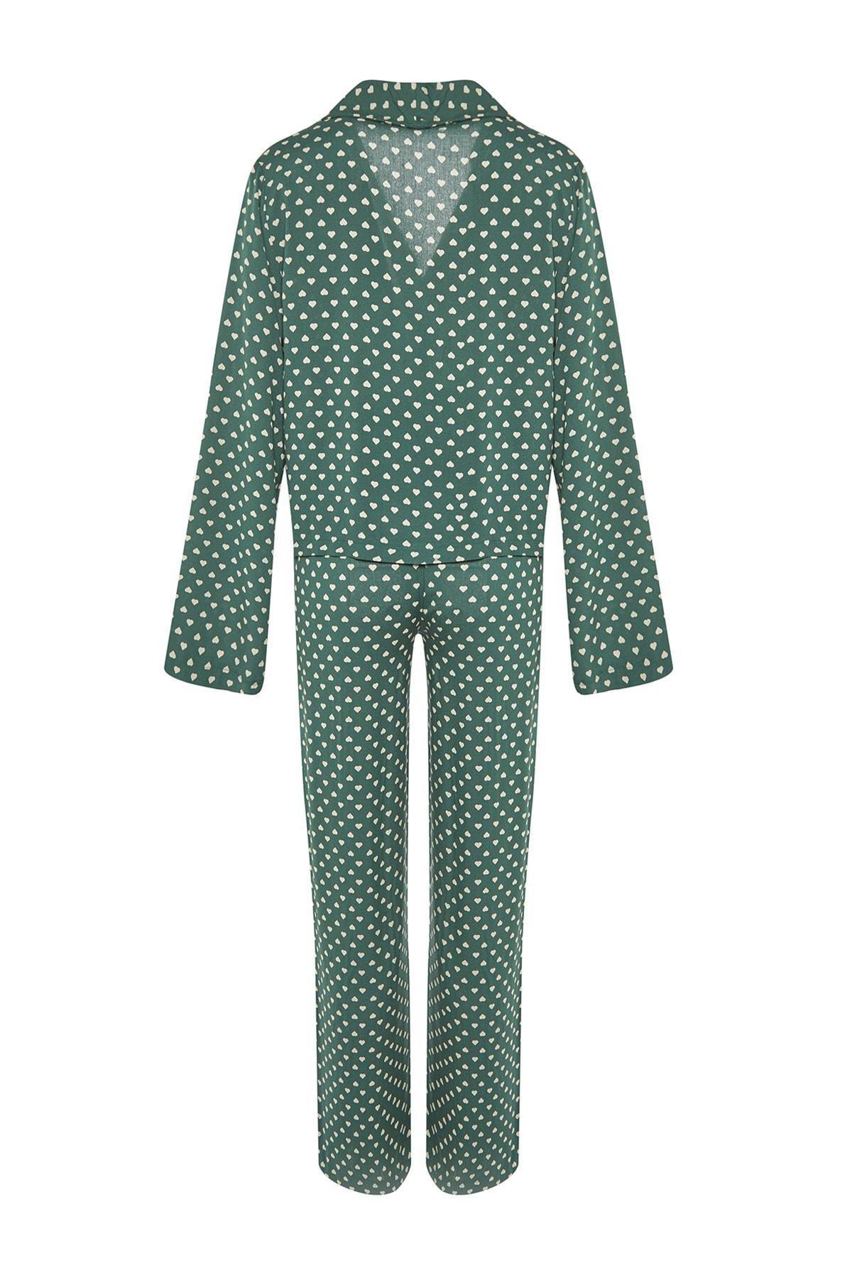 Green Polka Dot Pajama Set, , large image number 7