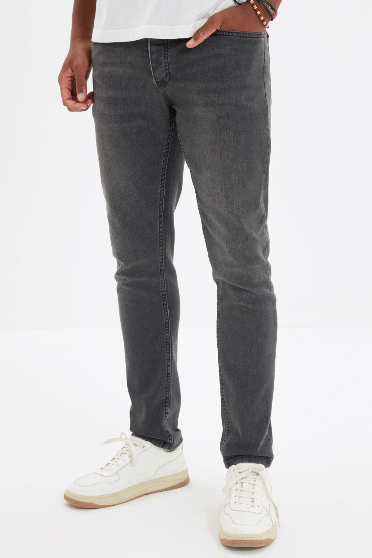Gray Skinny Jeans, , large image number 0
