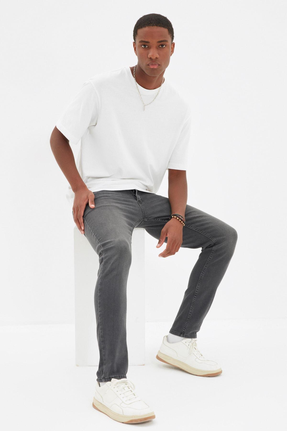 Gray Skinny Jeans, , large image number 2