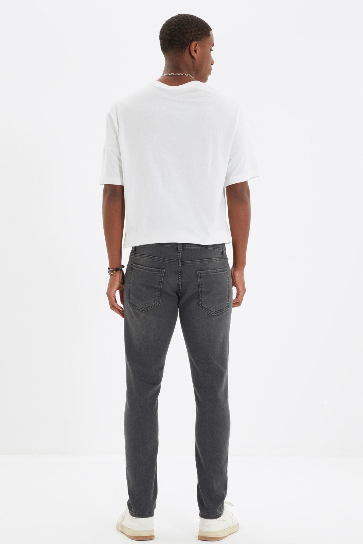 Gray Skinny Jeans, , large image number 4