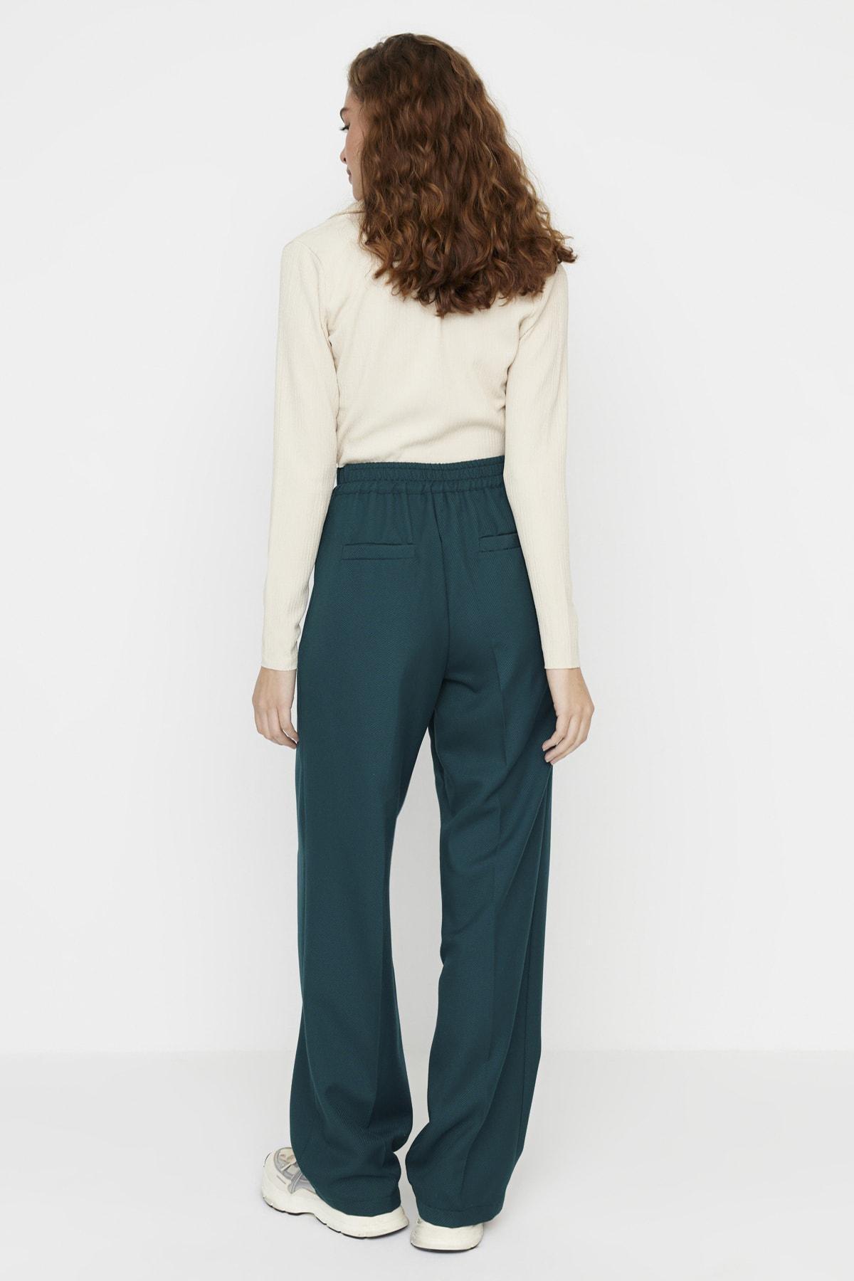 Blue Wide Leg Pants, , large image number 4