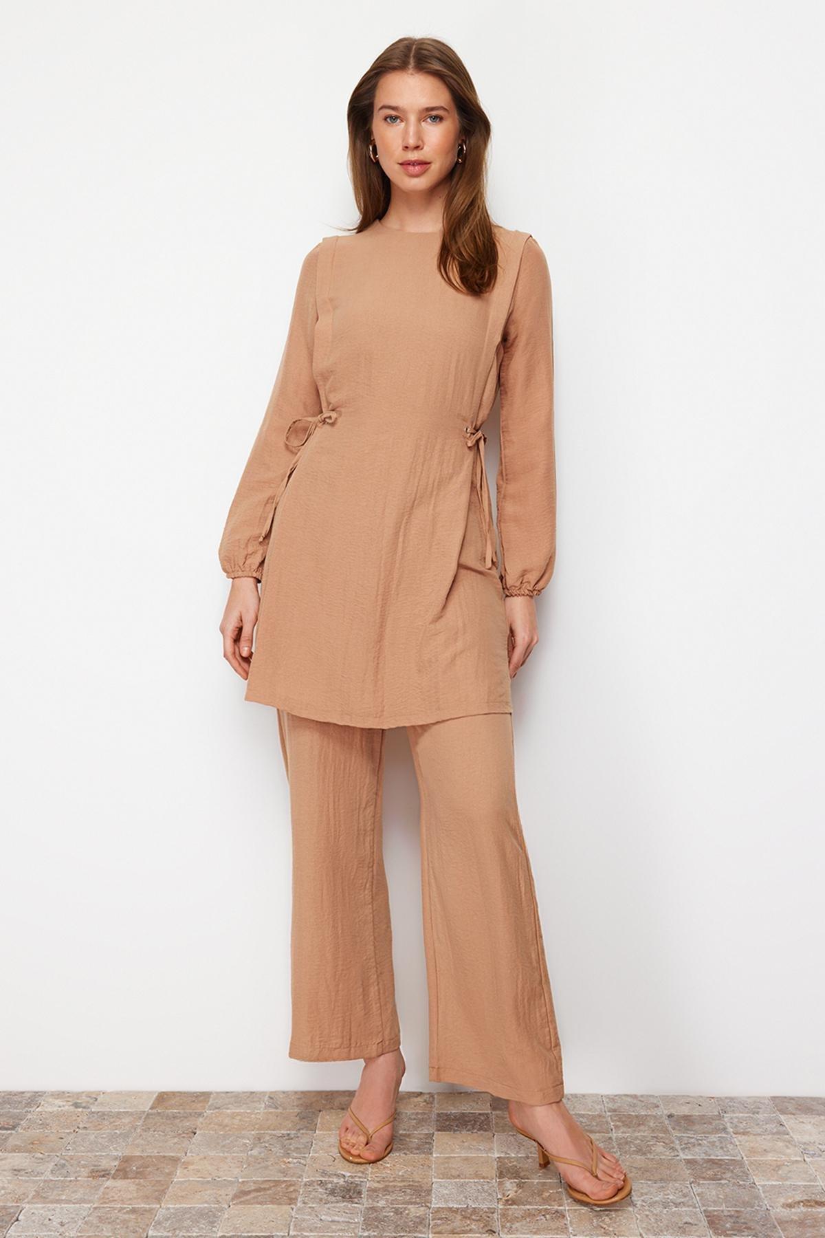 Beige A-Line Co-Ord Set, , large image number 0