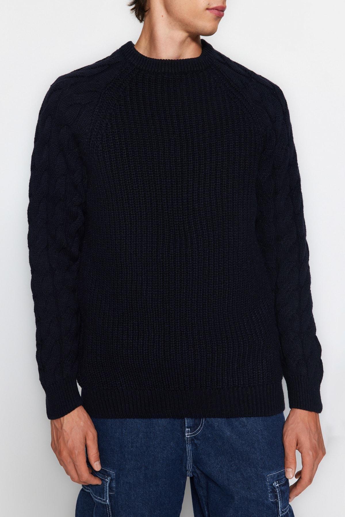 Navy Regular Sweater, , large image number 2