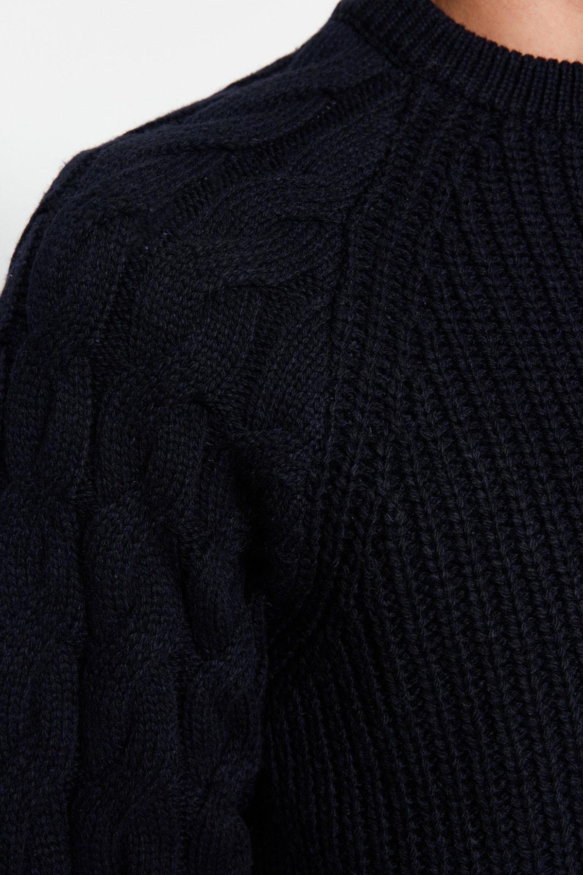 Navy Regular Sweater, , large image number 3