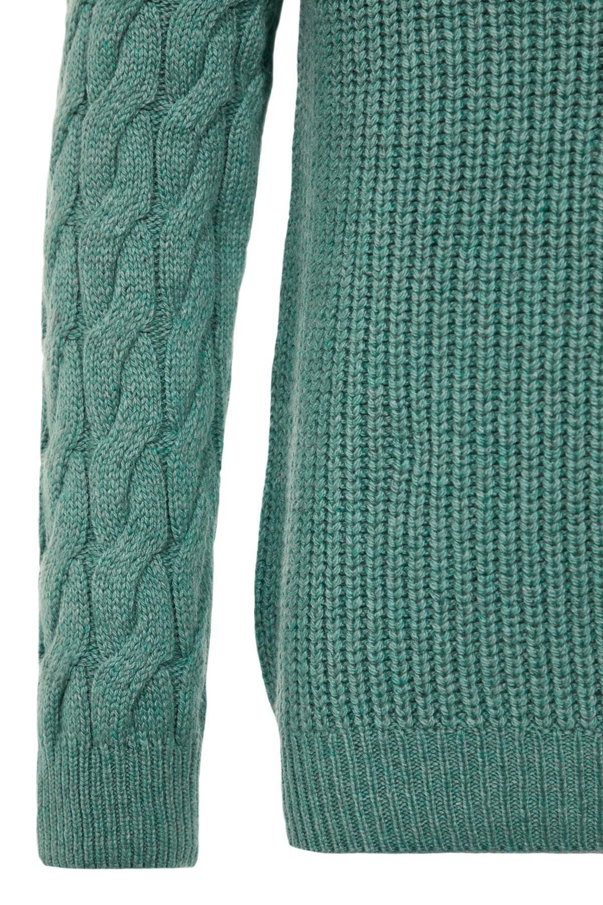 Green Crew Neck Sweater, , large image number 5