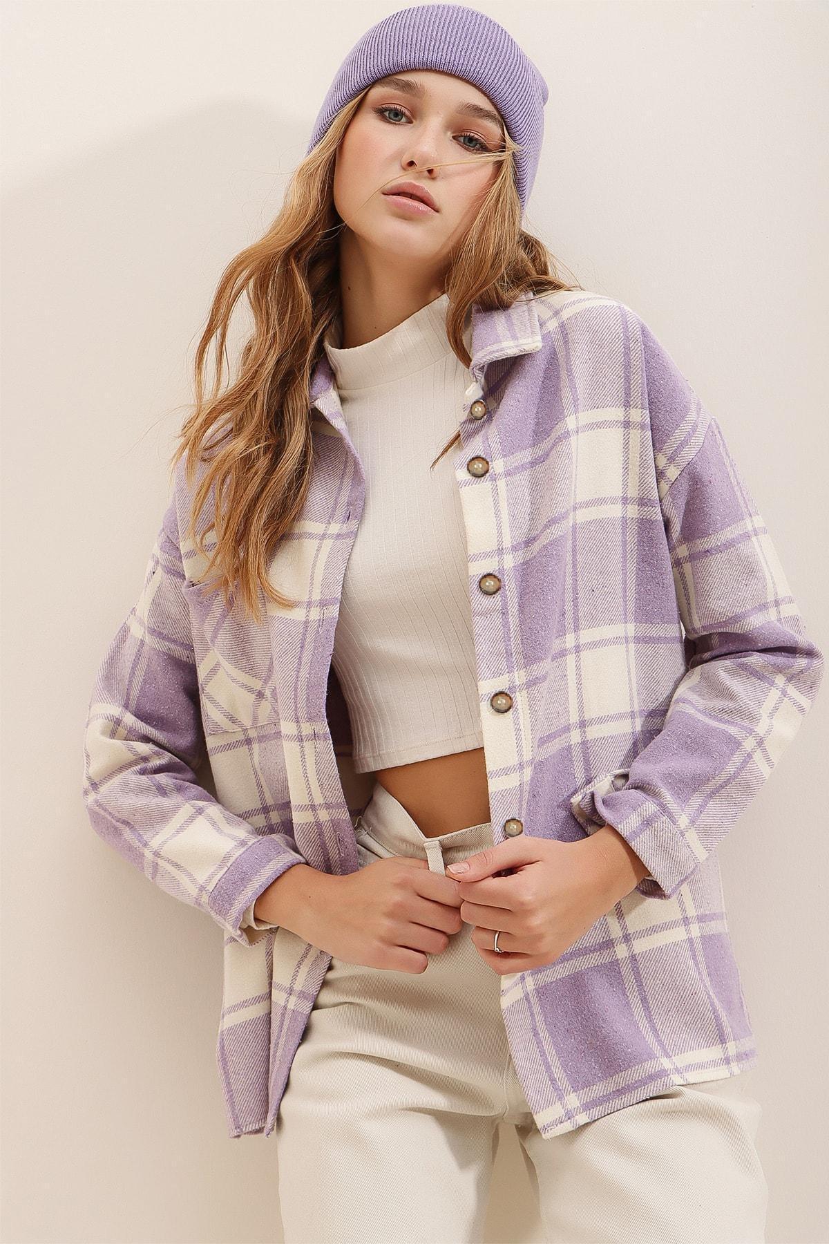 Purple Oversize Shirt, , large image number 1