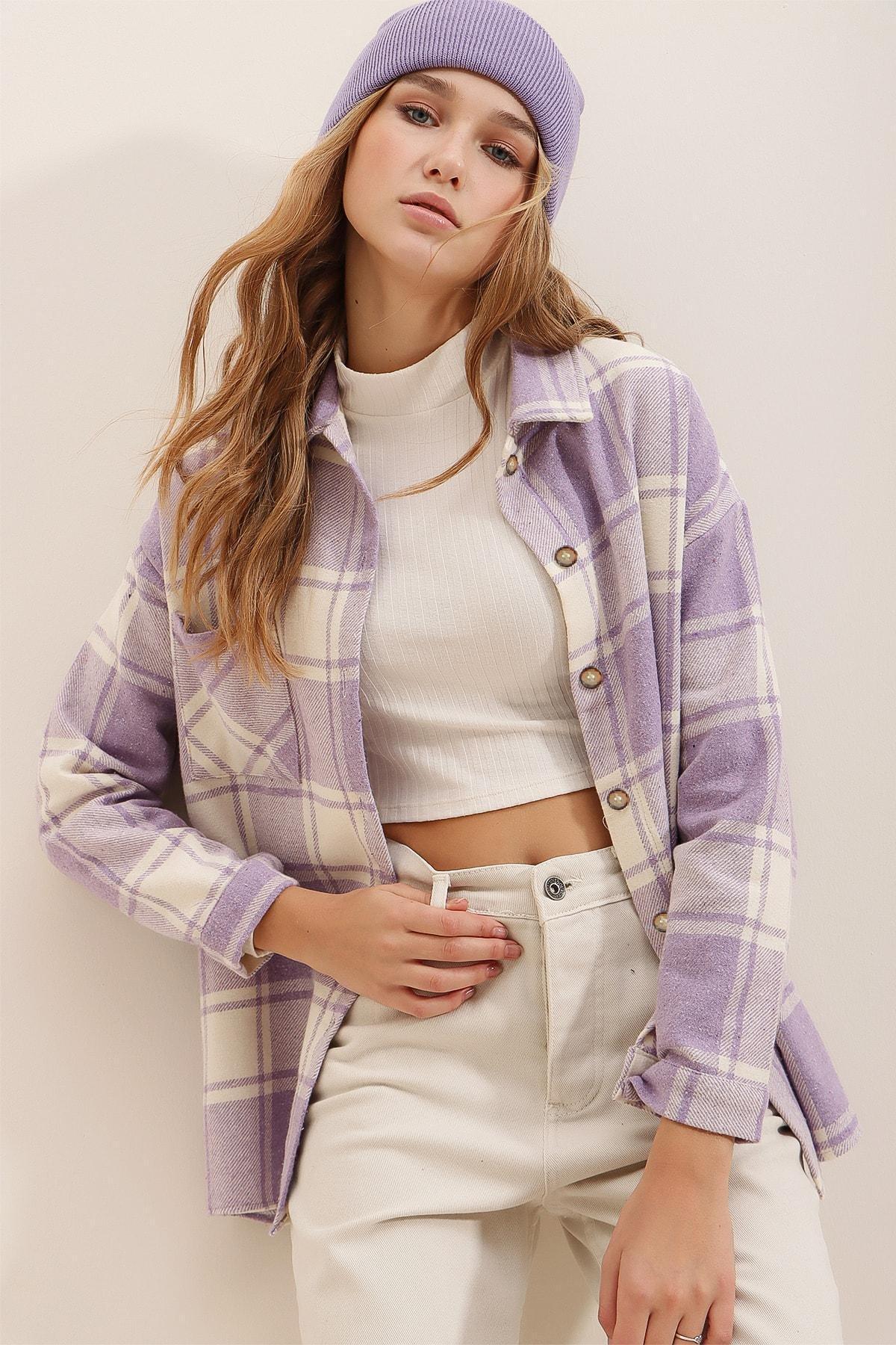 Purple Oversize Shirt, , large image number 3