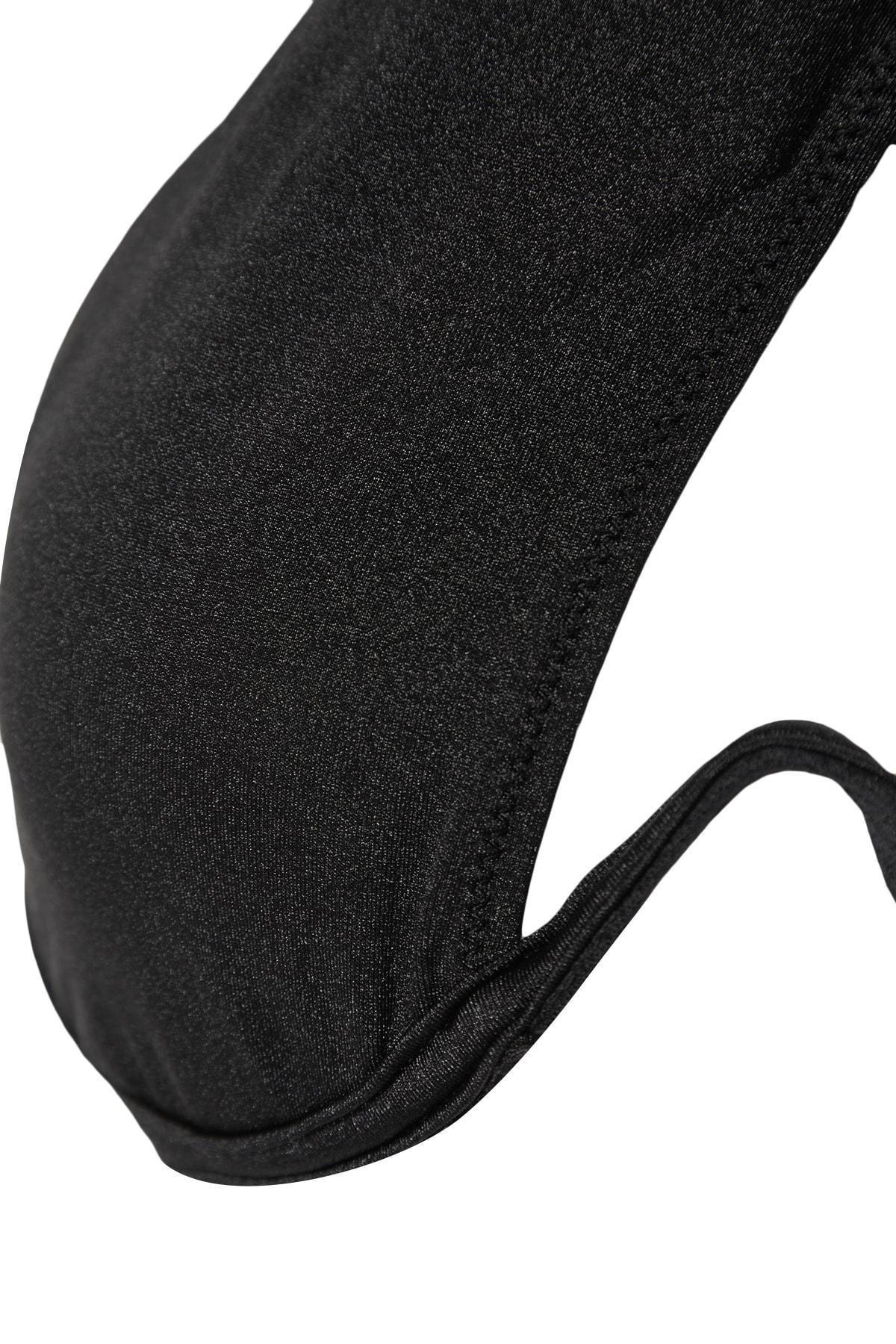 Black Halter Neck Bikini Top, , large image number 5