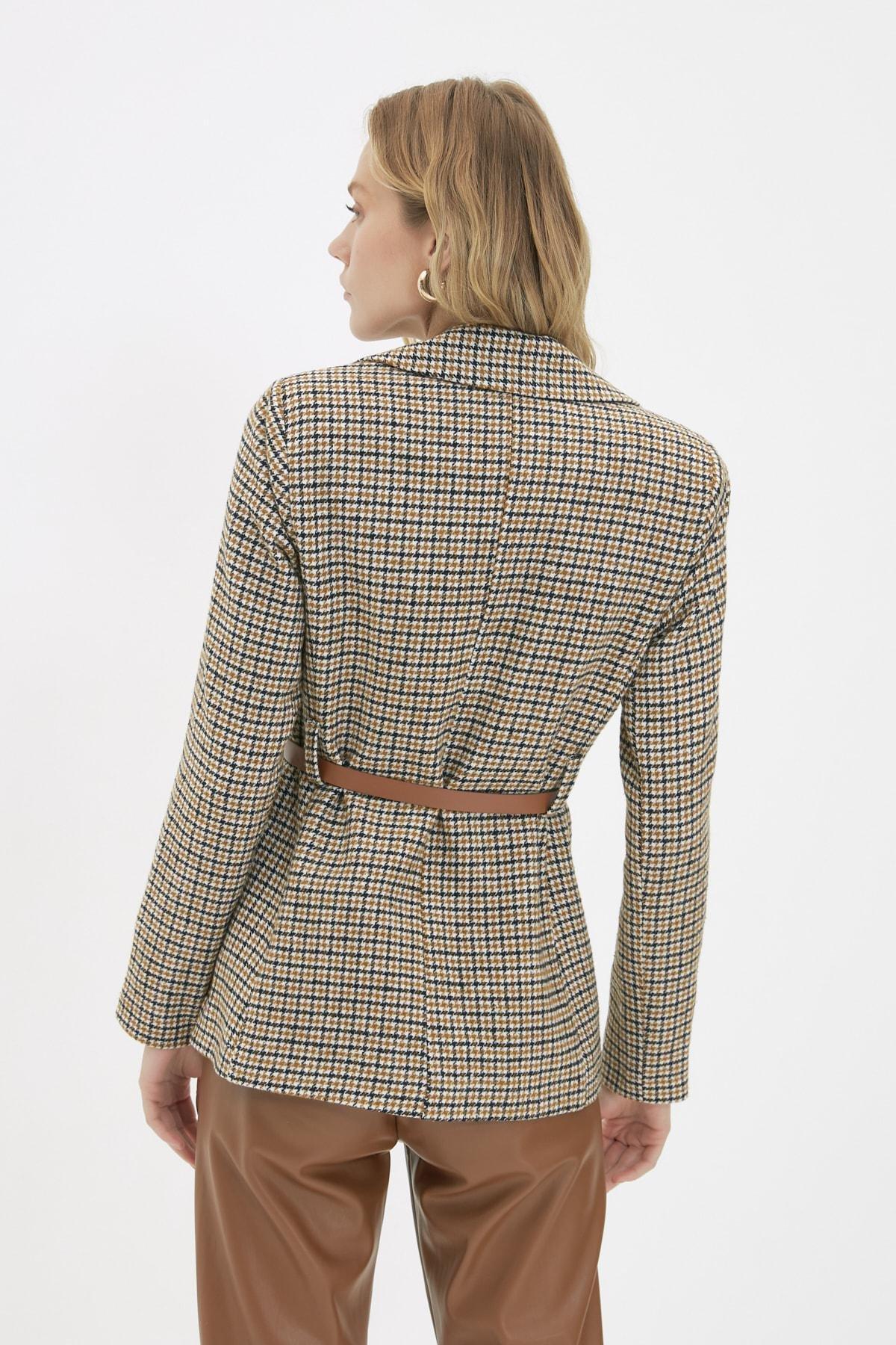 Multicolour Oversize Blazer, , large image number 4
