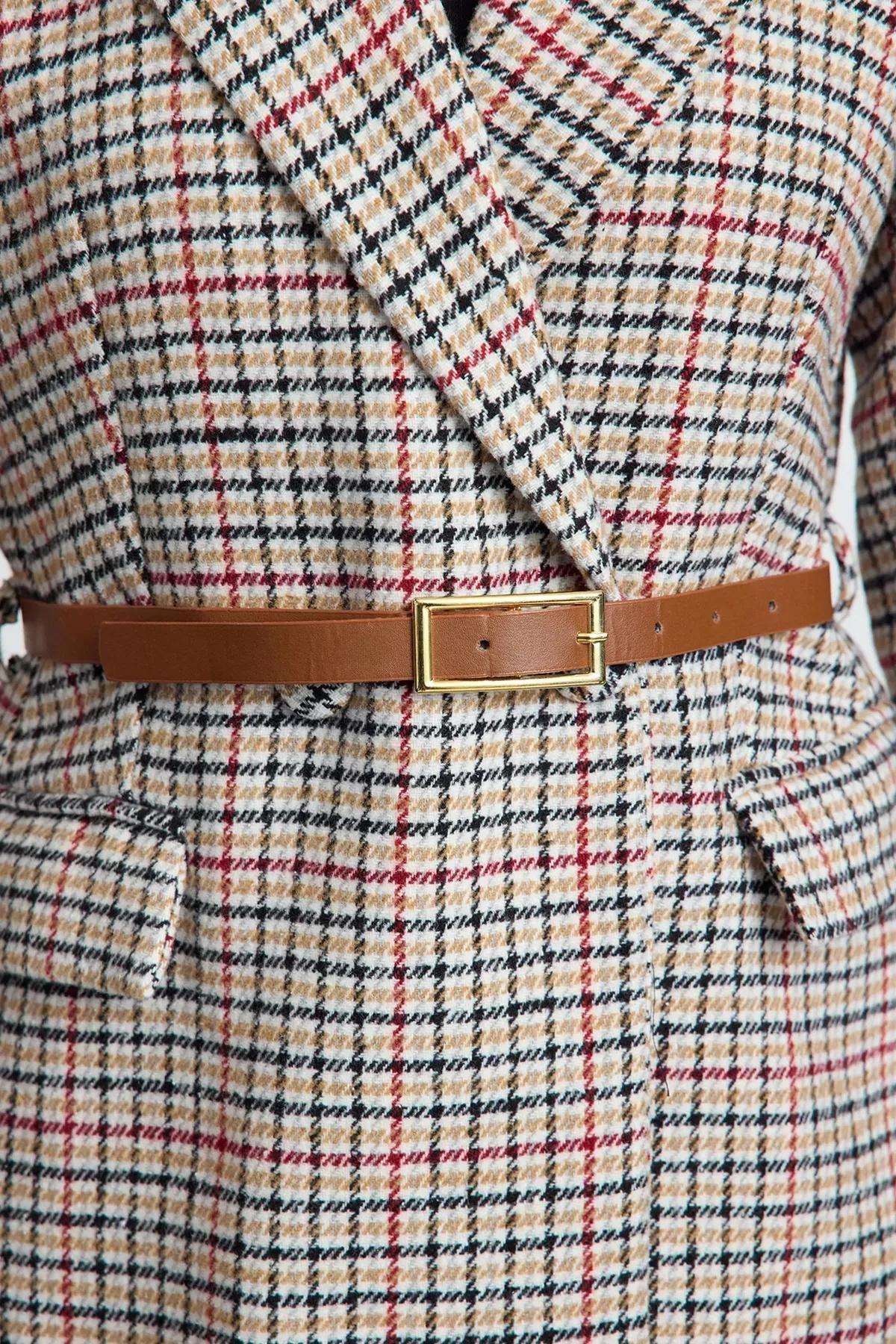 Multicolour Oversize Blazer, Multicolor, large image number 6