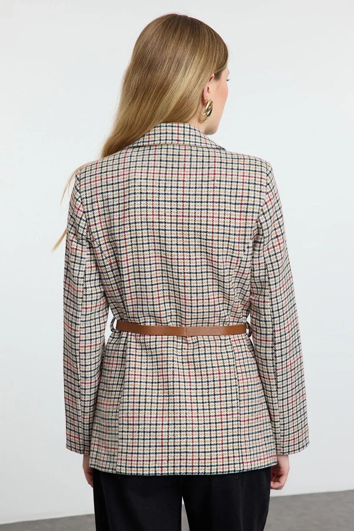 Multicolour Oversize Blazer, Multicolor, large image number 8