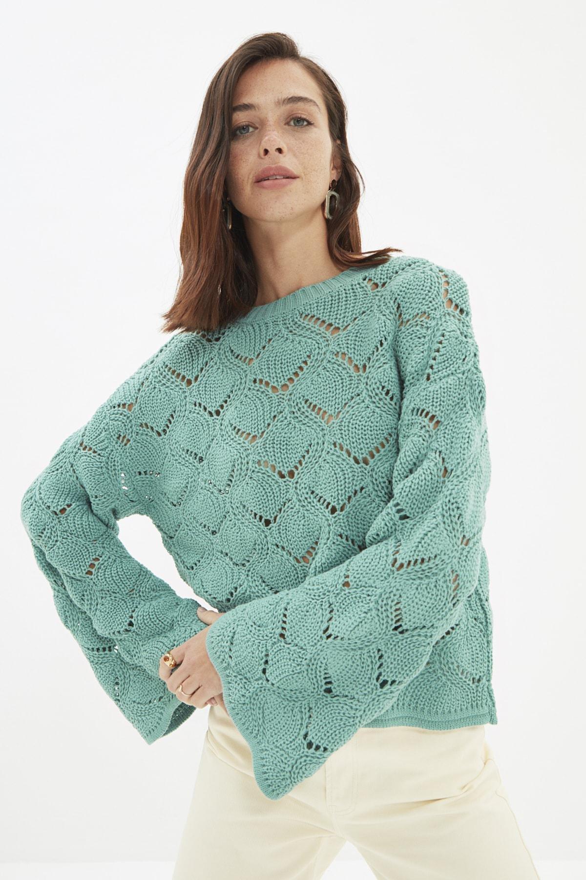 Brown Crew Neck Sweater, , large image number 2