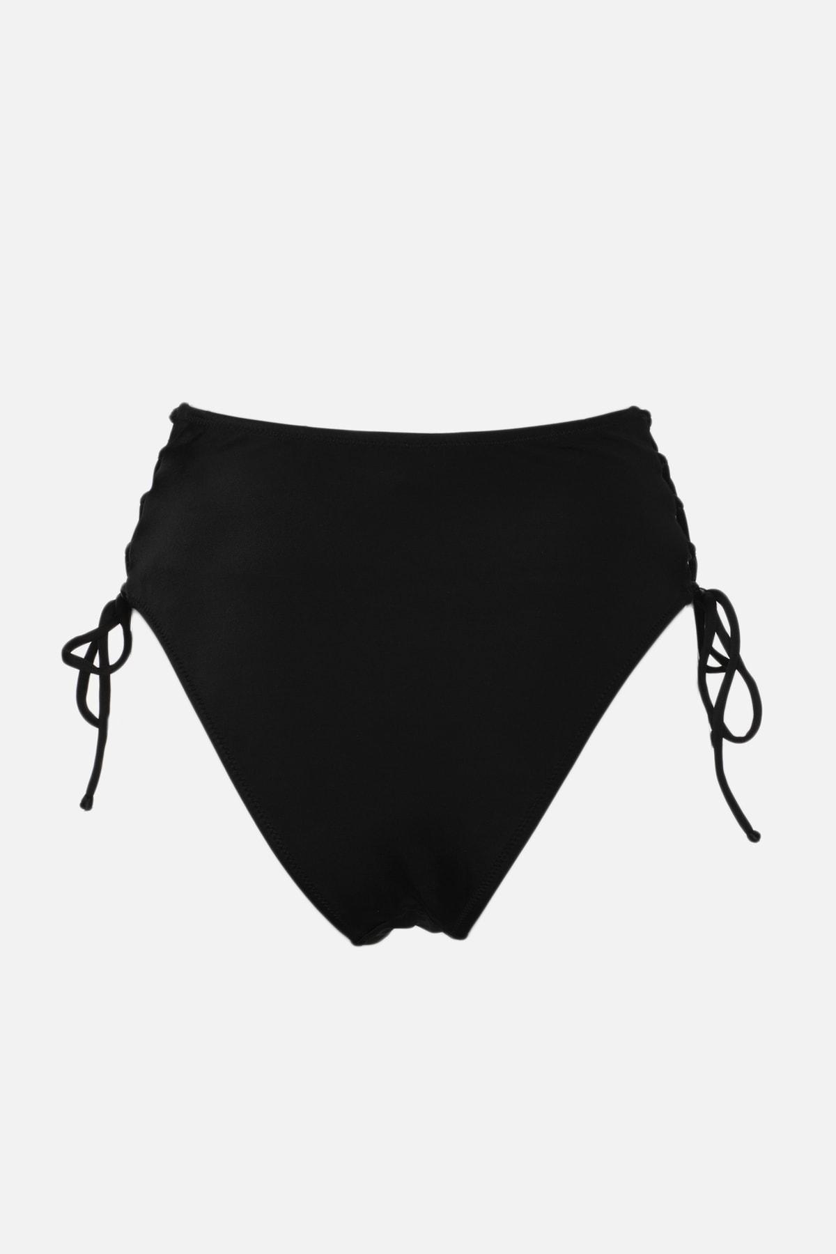 Black Plain Bikini Bottom, , large image number 6