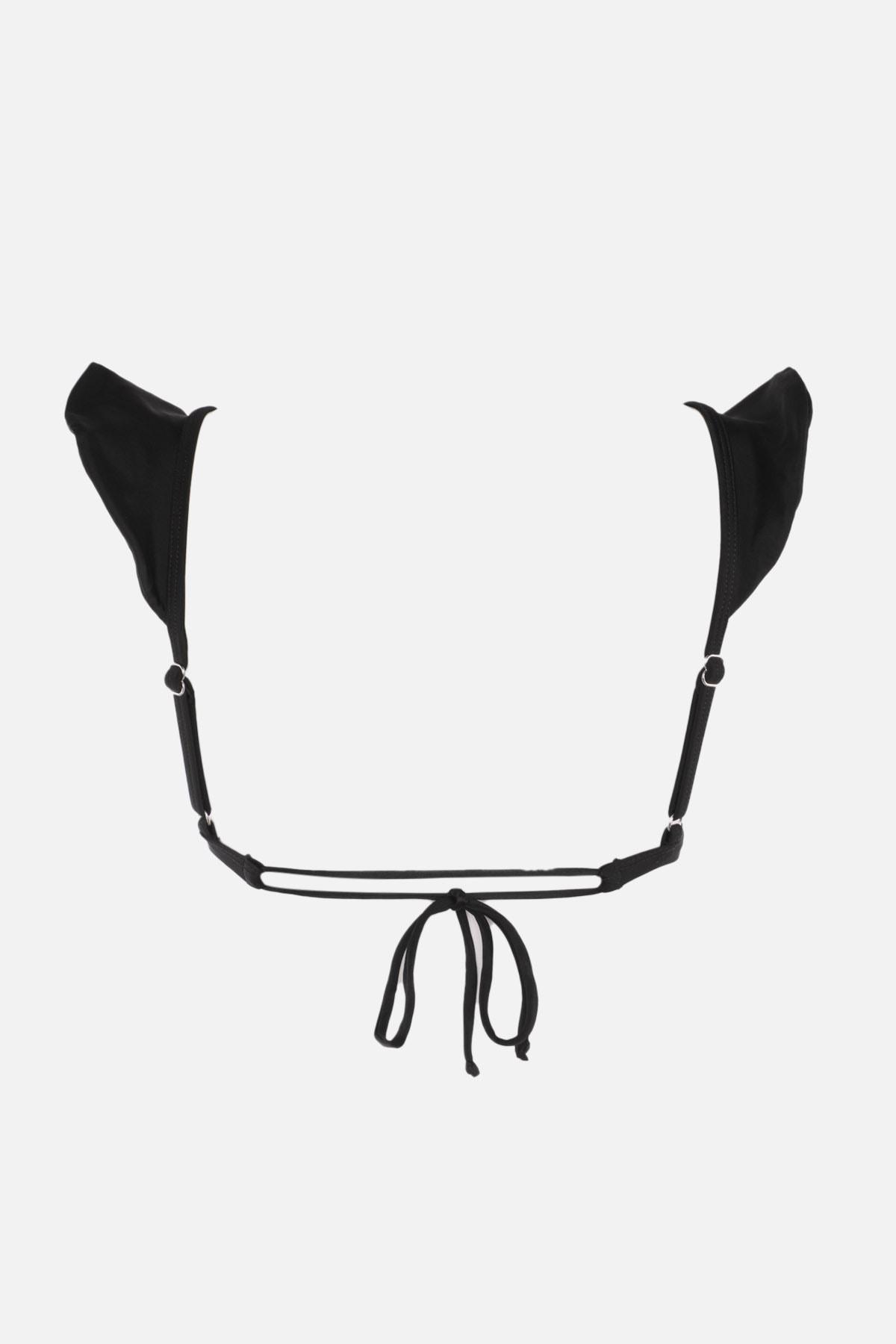Black Plain Bikini Top, , large image number 5