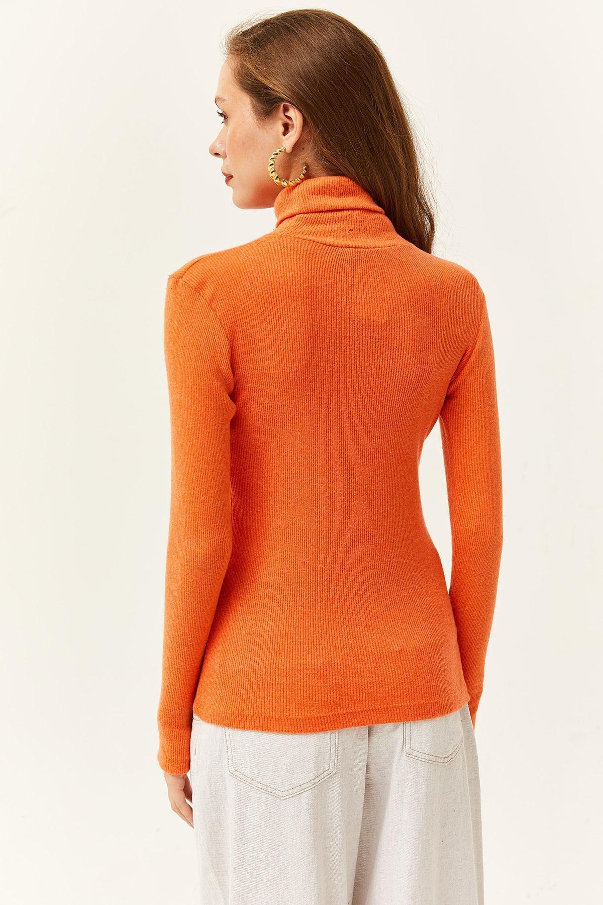 Orange Plain Blouse Regular BLZ-19001644, , large image number 1