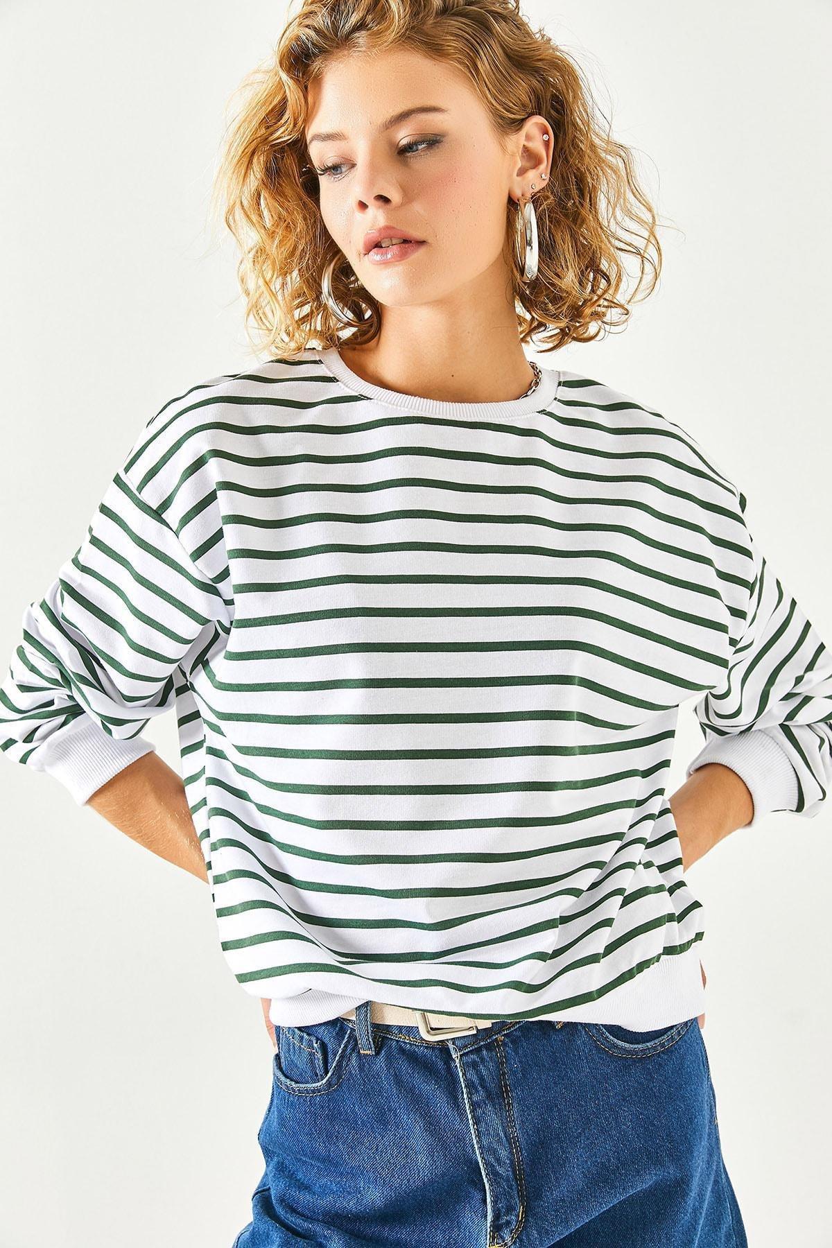 White Soft Textured Sweatshirt, C101_1977, large image number 5