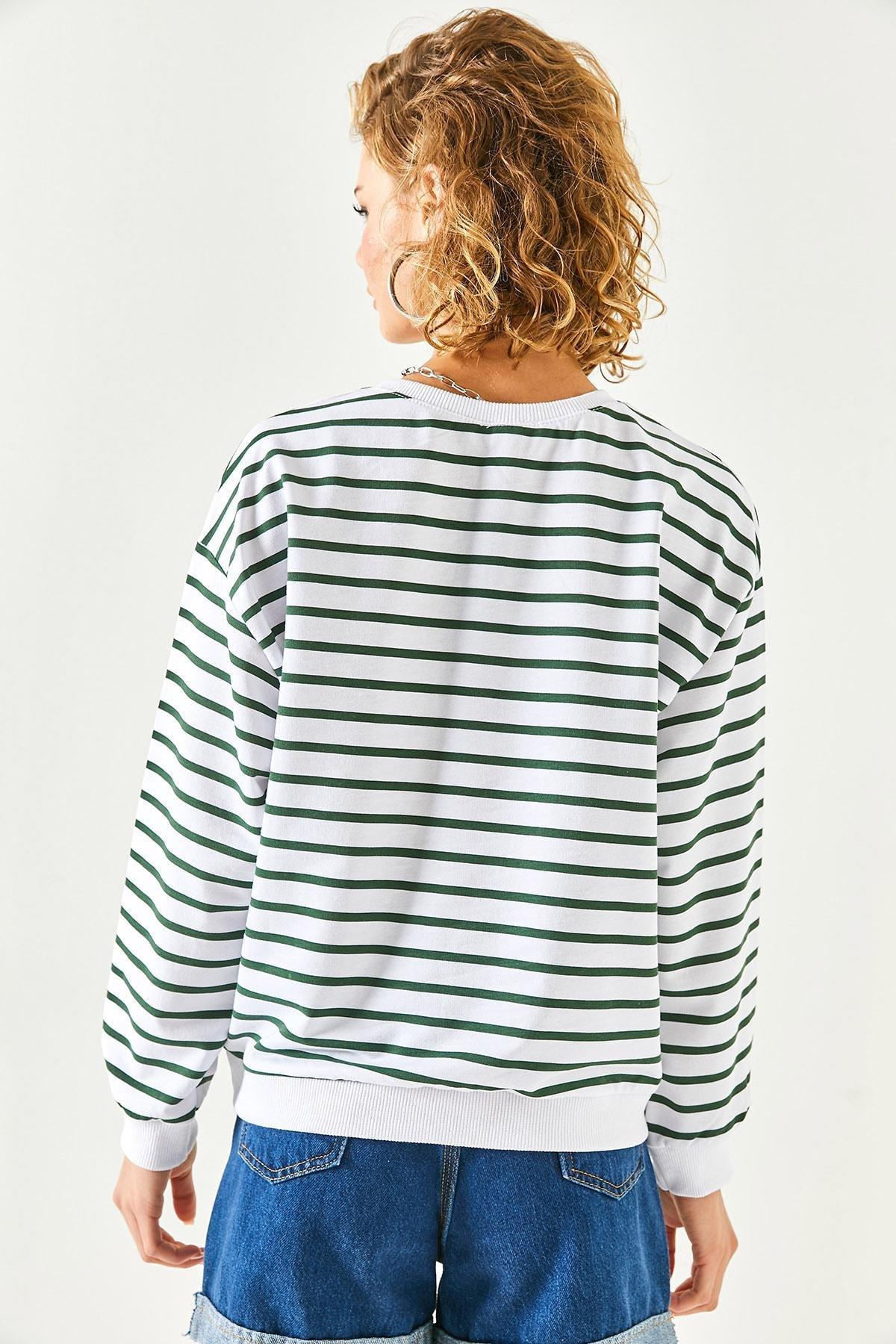 White Soft Textured Sweatshirt, C101_1977, large image number 6