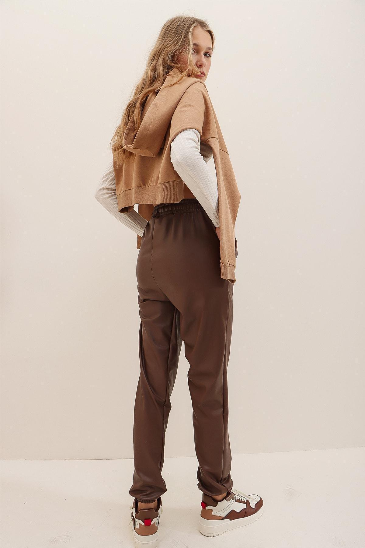 Brown Joggers Pants, , large image number 2