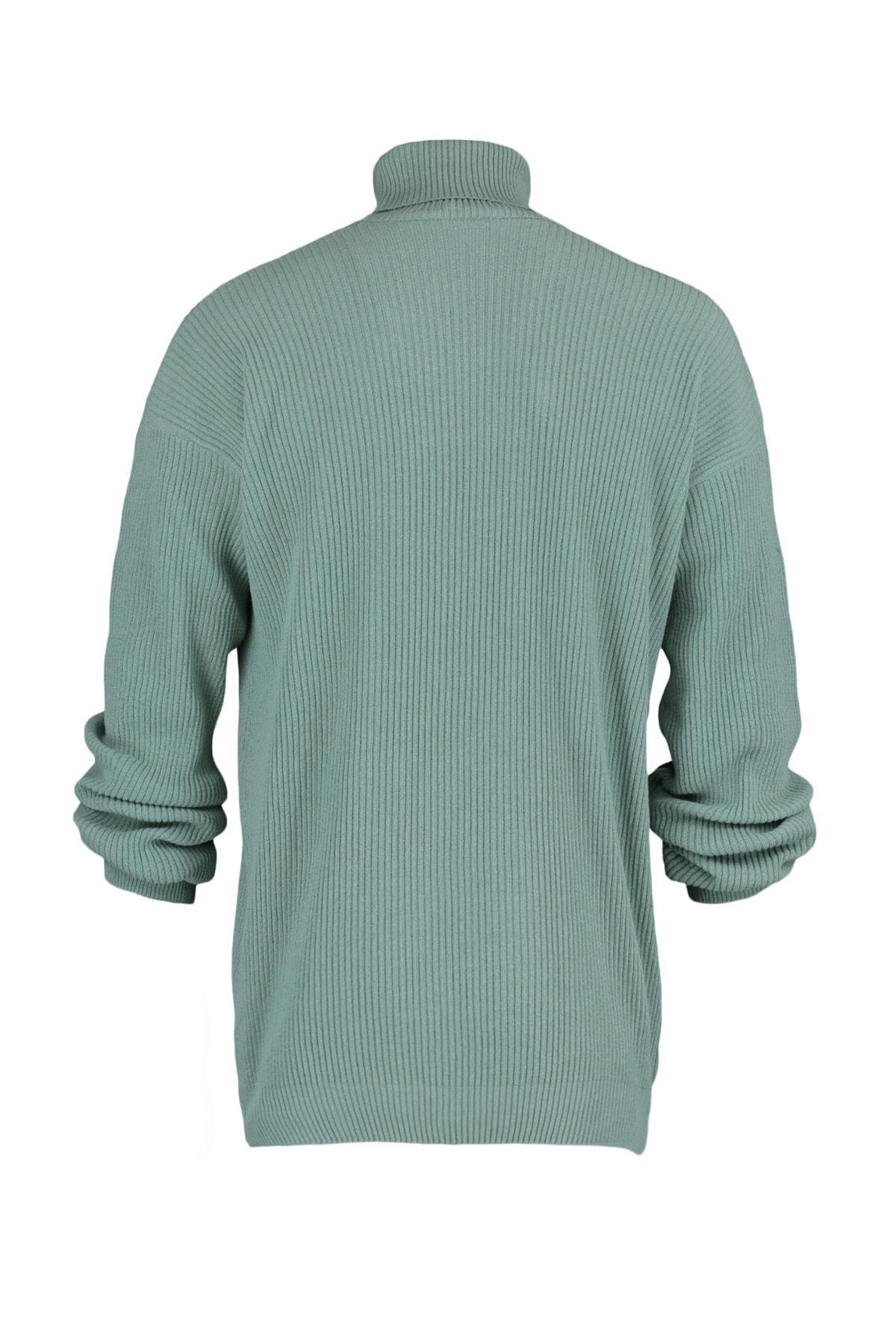 Trendyol - Green Oversize Sweater