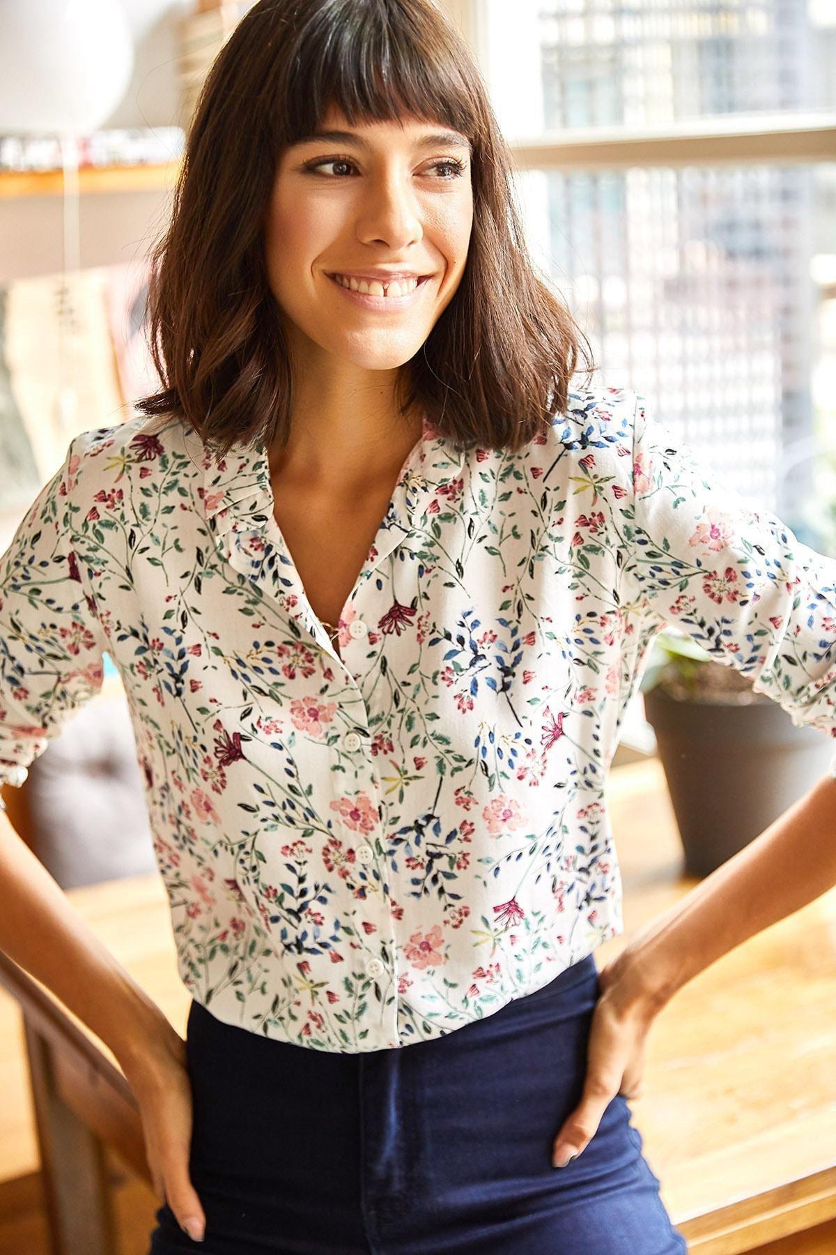 Multicolour Floral Shirt, , large image number 0