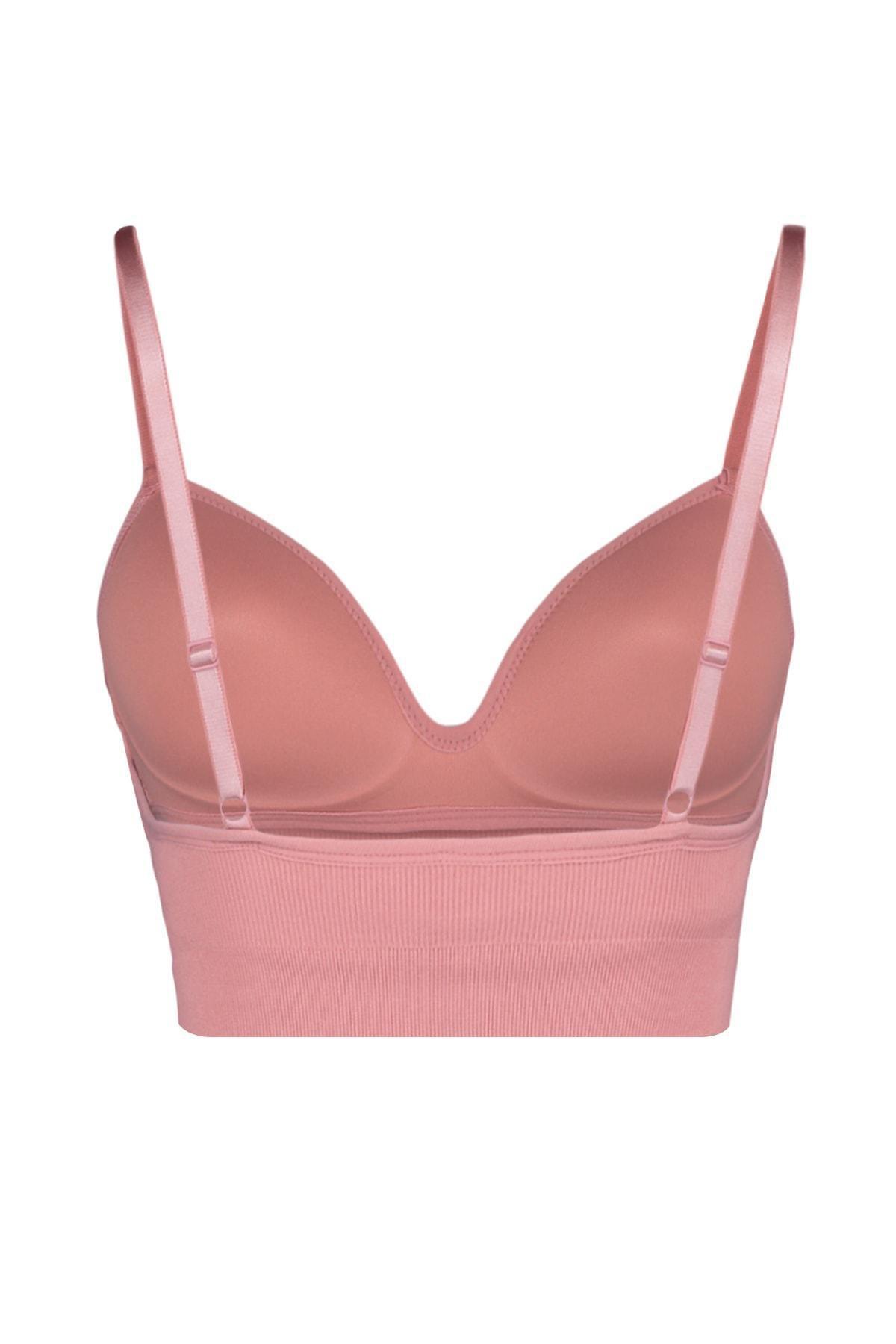 Trendyol - Pink V-Neck Bra