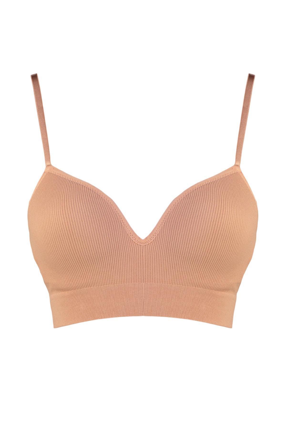 Ecru Plain Bra, , large image number 6