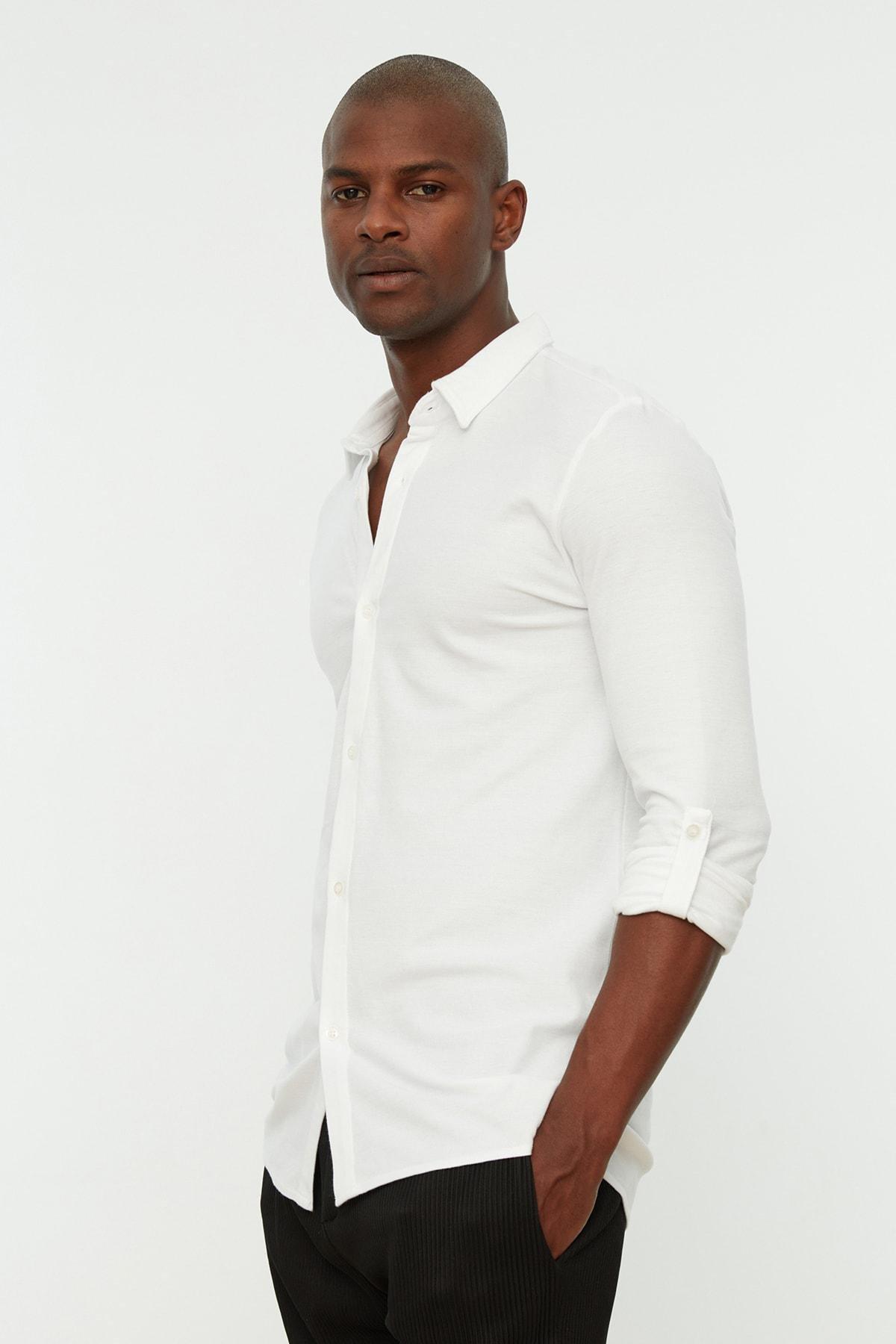 White Collared Shirt, , large image number 2