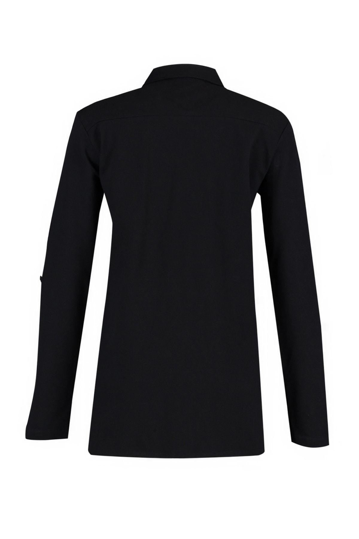 Black Regular Shirt, , large image number 7