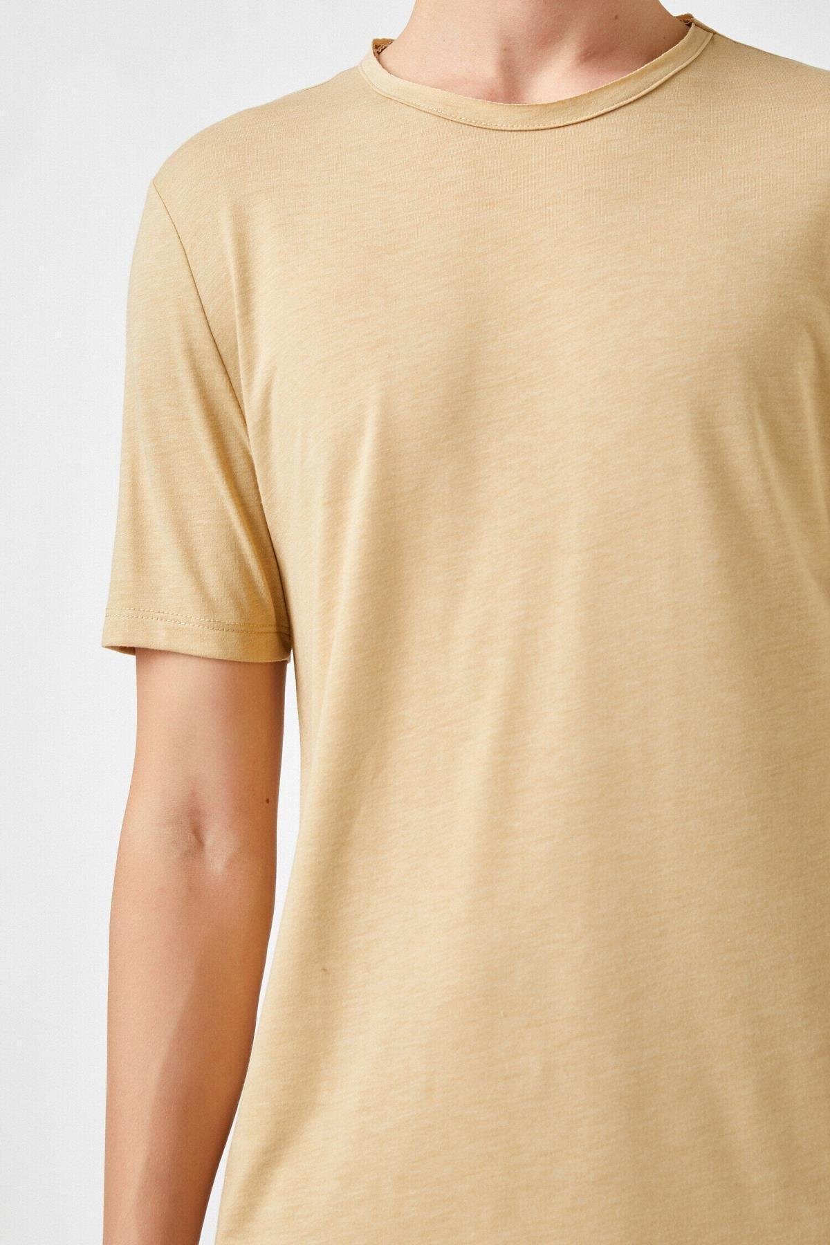 Koton - Beige Short Sleeve T-Shirt