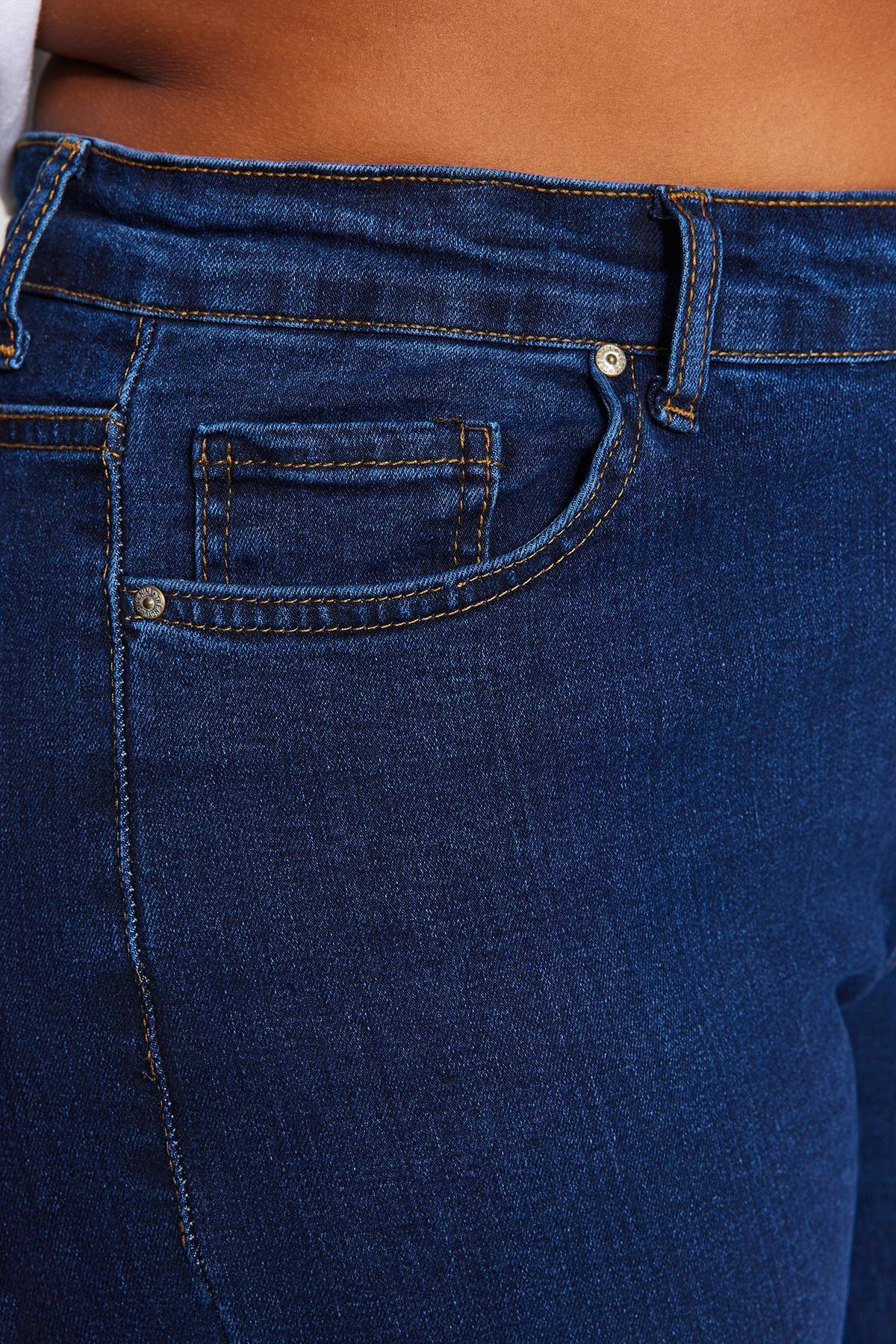 Blue Skinny Plus Size Jeans, , large image number 10