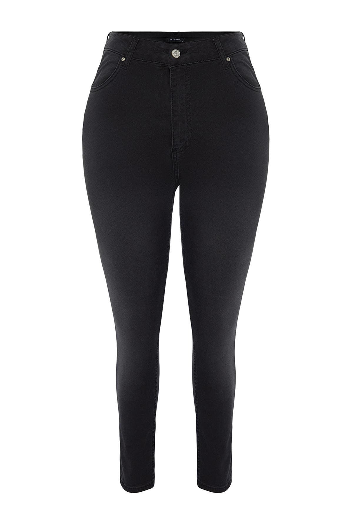 Trendyol - Black Skinny Plus Size Jeans