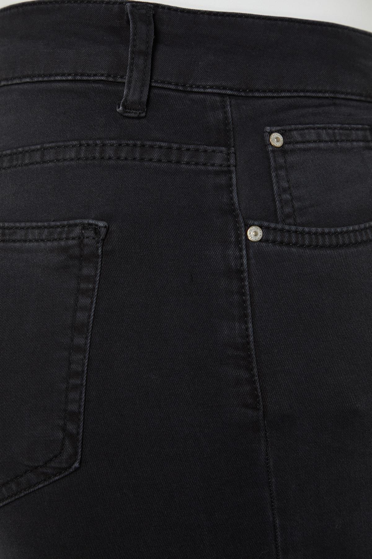 Black Skinny Plus Size Jeans, , large image number 8