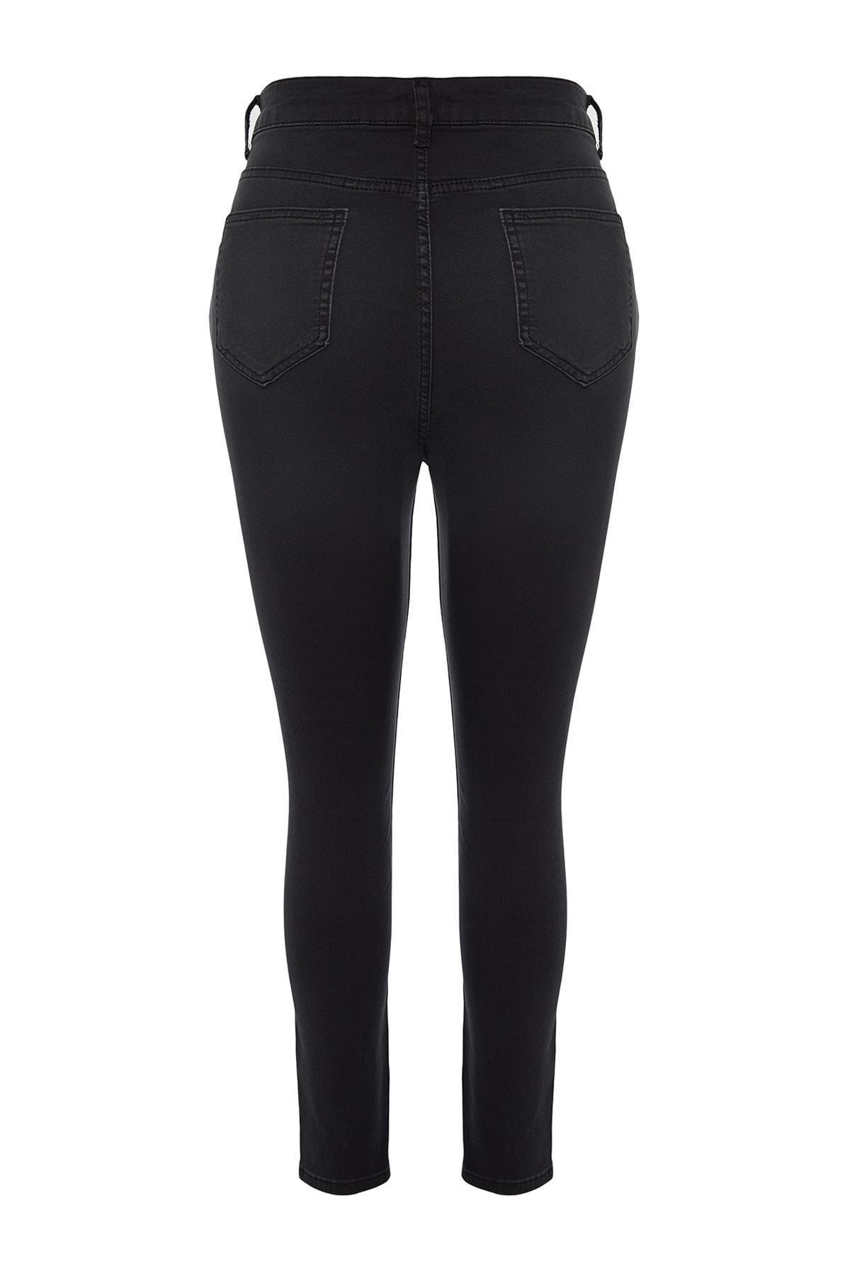 Black Skinny Plus Size Jeans, , large image number 9